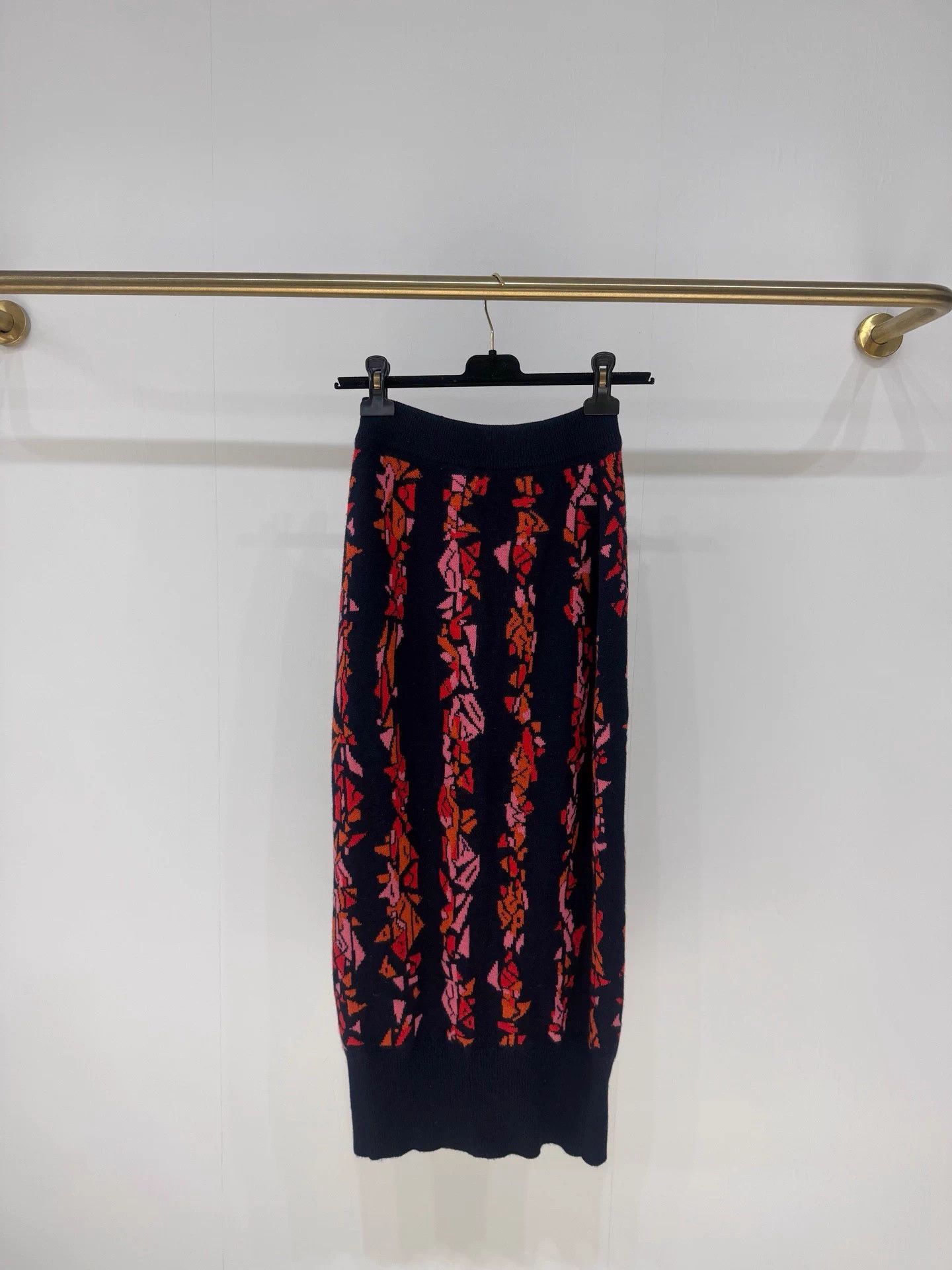 Chanel Chanel Earth cashmere patterned skirt 98N FR36 strapless Size 26" / US 2 / IT 38 - 3 Thumbnail