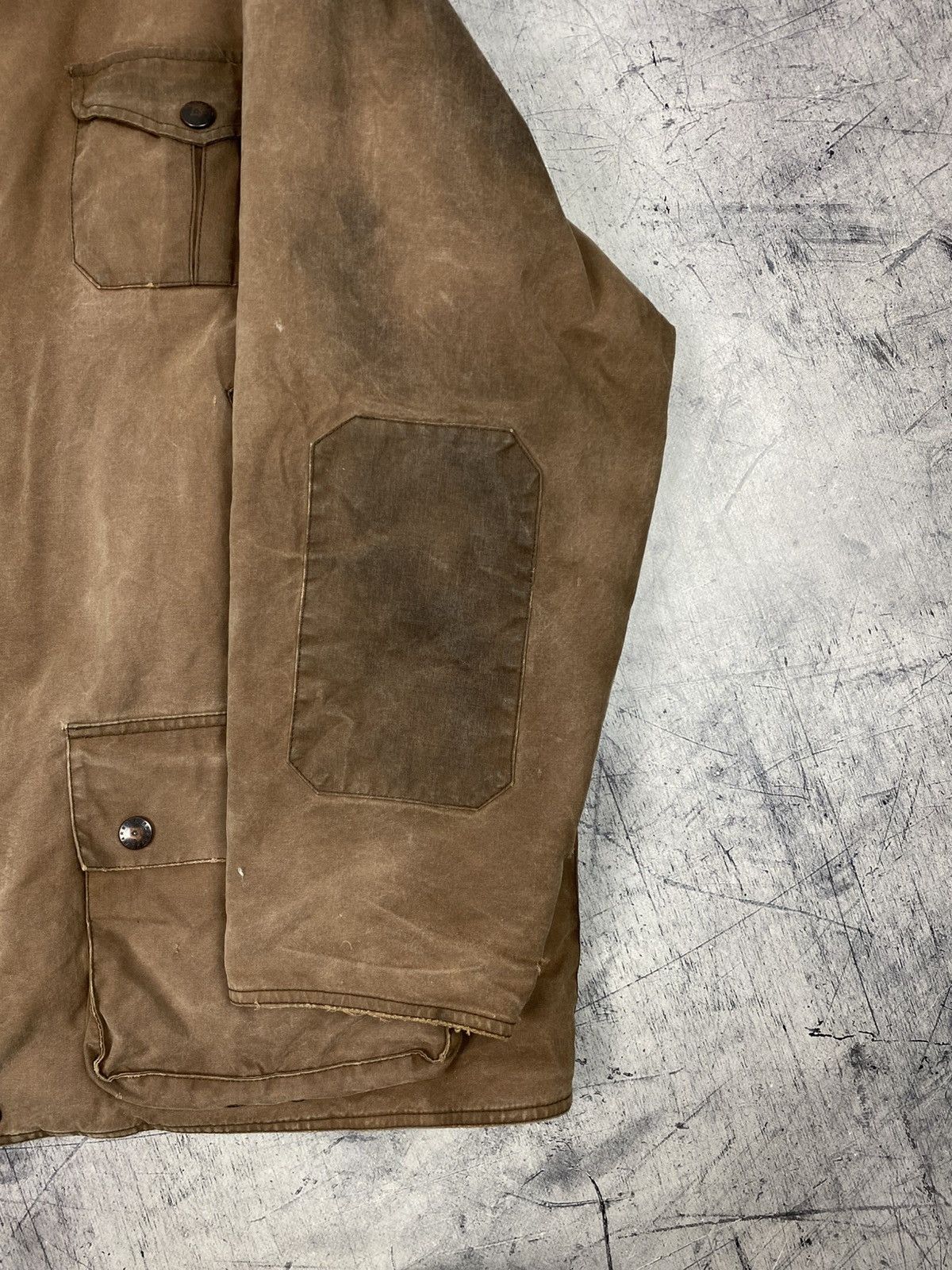 Barbour Barbour Bushman Waxed Jacket Brown Distressed Workwear Size US XXL / EU 58 / 5 - 14 Thumbnail
