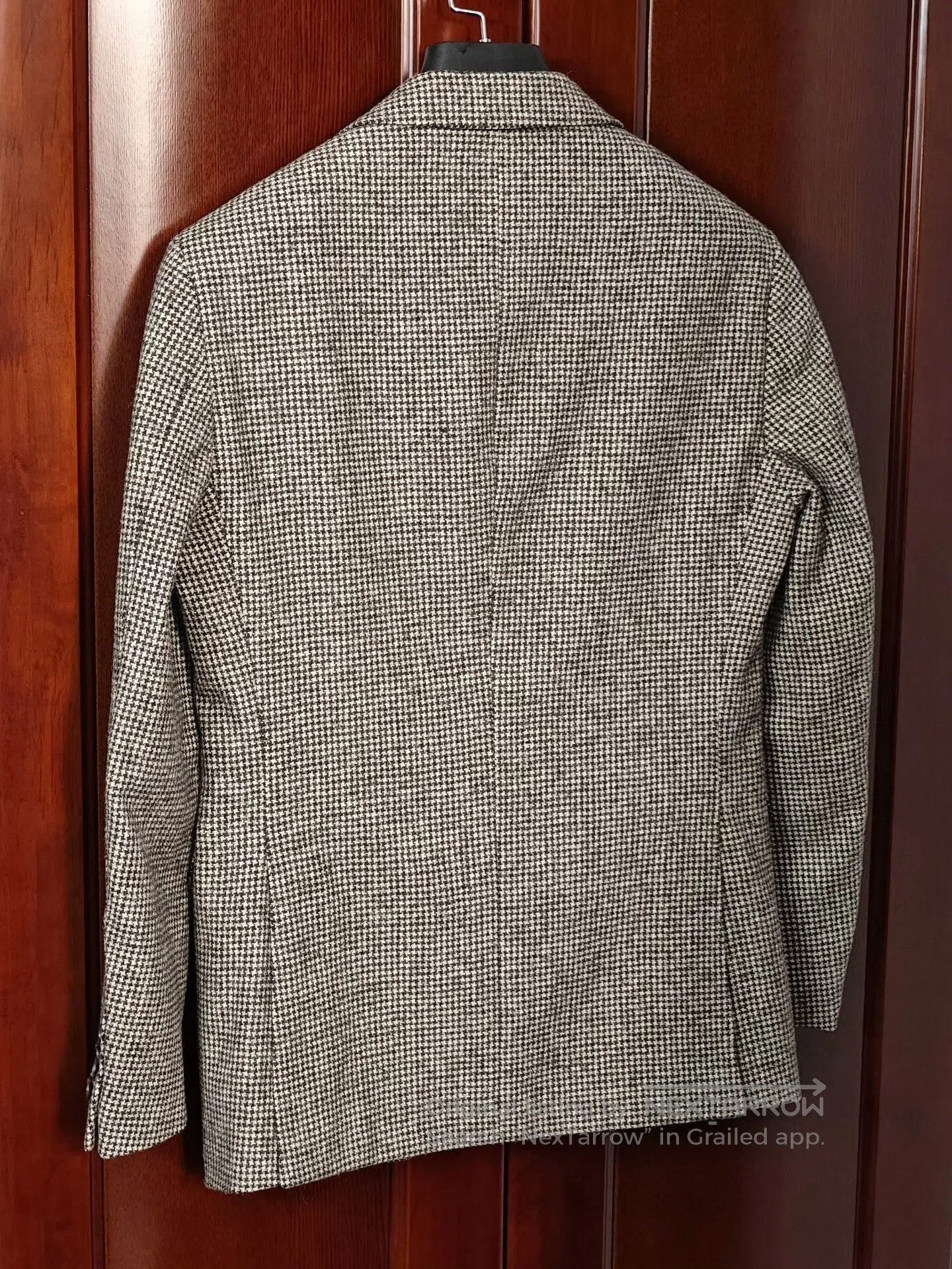 Japanese Brand Custom Wool Houndstooth Suit Jacket. Size US S / EU 44-46 / 1 - 8 Thumbnail