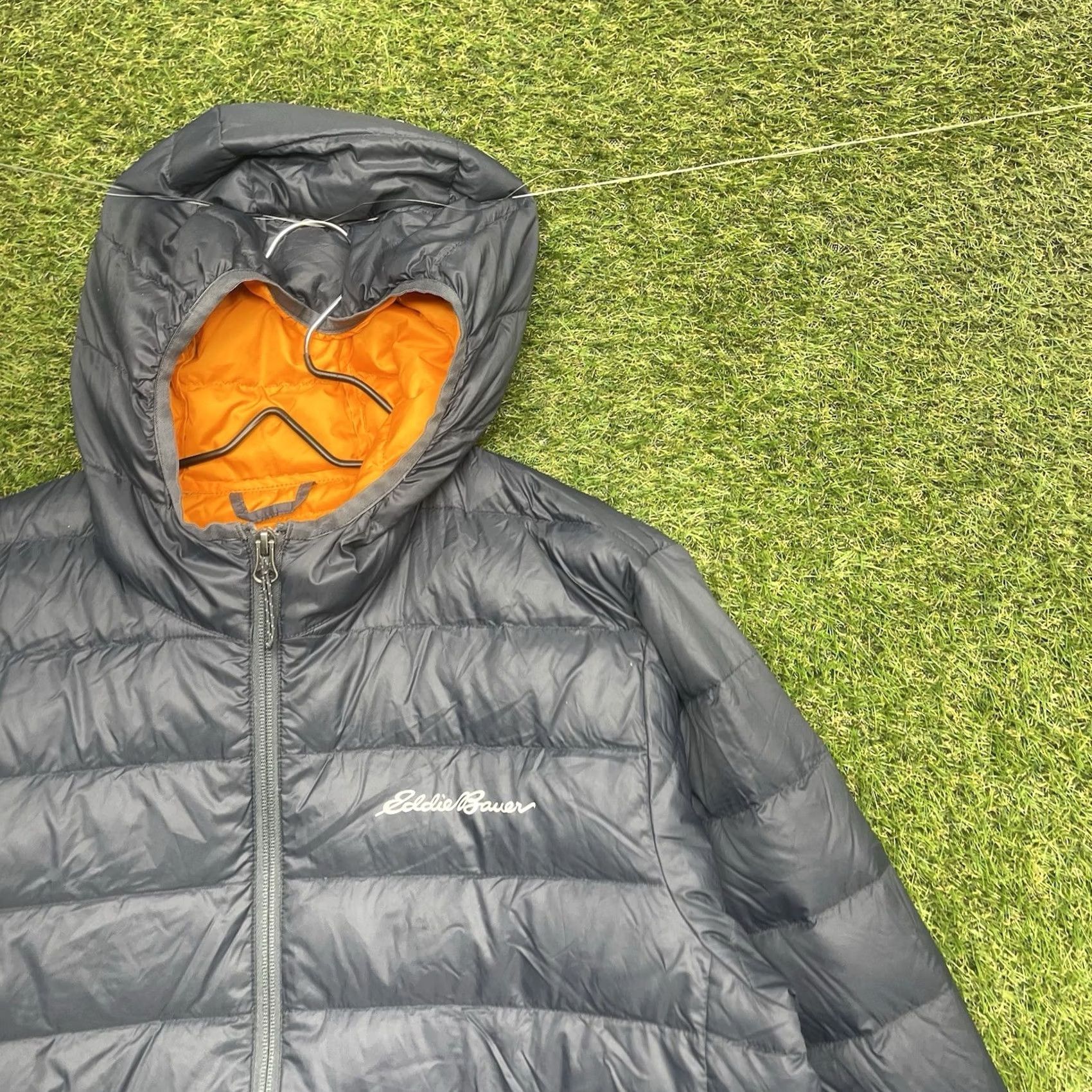 Eddie Bauer Eddie Bauer Jacket Mens M EB650 Goose Down Puffer Outdoors Full Zip Black Mid-Length Size US M / EU 48-50 / 2 - 2 Thumbnail