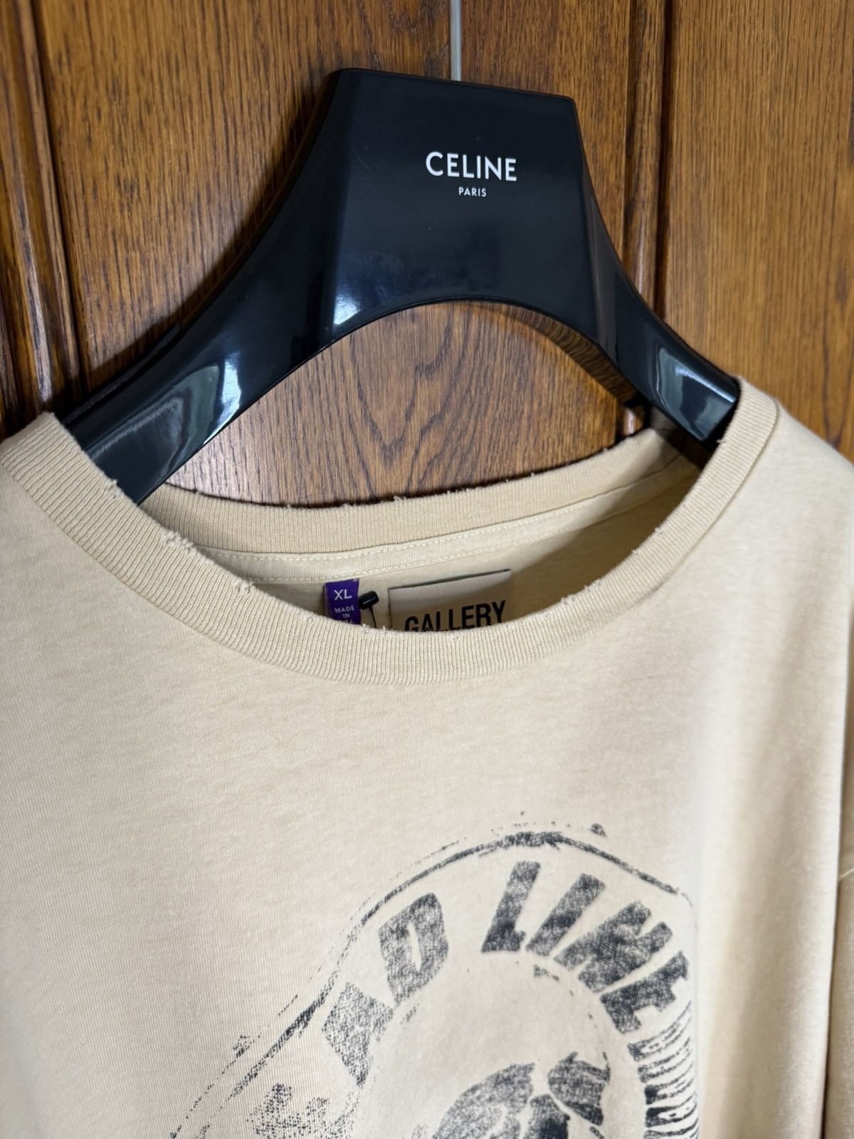 Gallery Dept. Gallery Dept logo head line records distressed t shiet XL Size US XL / EU 56 / 4 - 13 Thumbnail