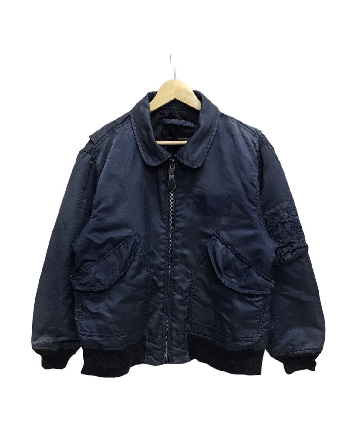 Vintage Sun Faded 🔥Vintage Ideal Zipper Bomber Jacket Size US M / EU 48-50 / 2 - 1 Thumbnail
