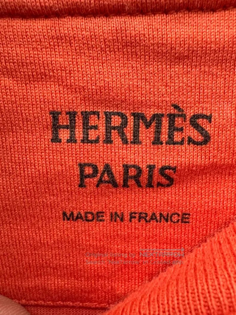 Hermes Hermes Pocket embroidered short-sleeve T-shirt Size XS / US 0-2 / IT 36-38 - 3 Thumbnail
