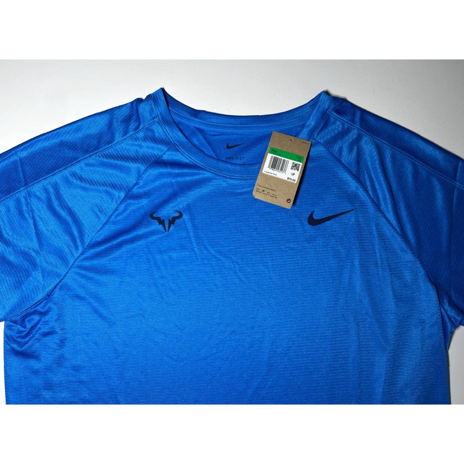 Nike Nike Rafael Nadal T-Shirt Nike Dri-Fit Men’s XL Blue DV2887-436 Size US XL / EU 56 / 4 - 6 Thumbnail