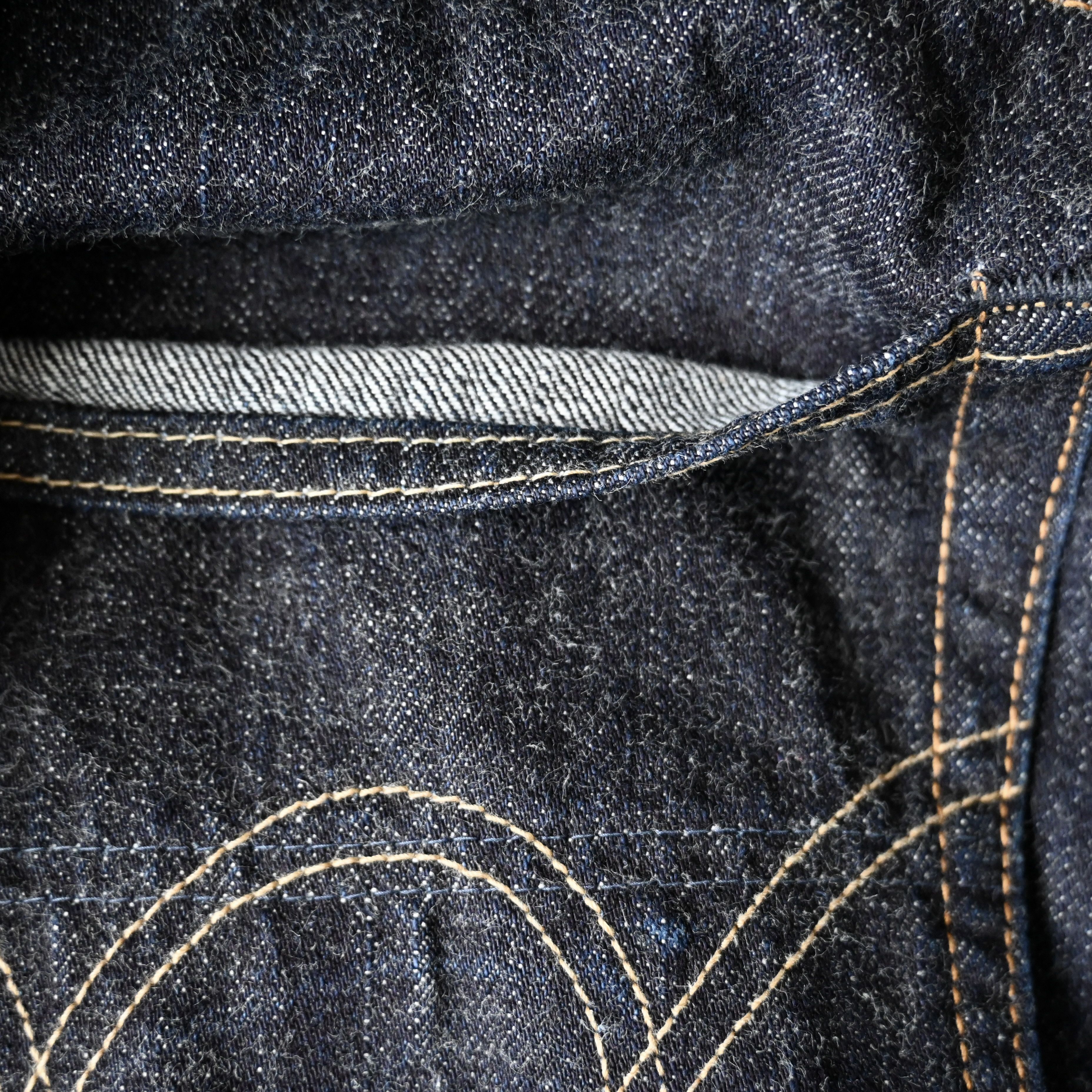 Edwin VTG 2000s EDWIN 505s dark indigo selvedged denim jeans Size US 33 - 22 Thumbnail