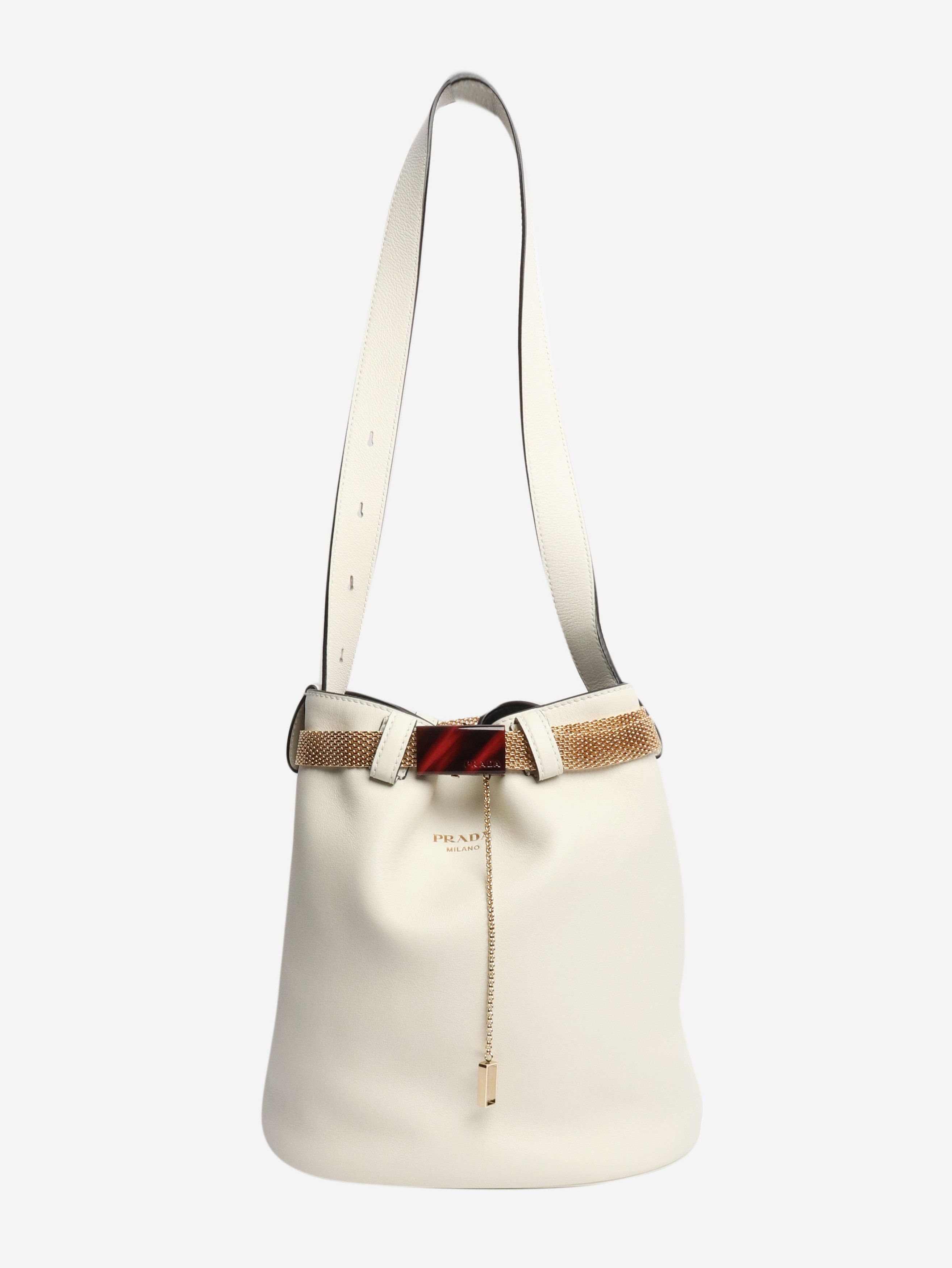 Other White leather bucket bag Size ONE SIZE - 1 Thumbnail