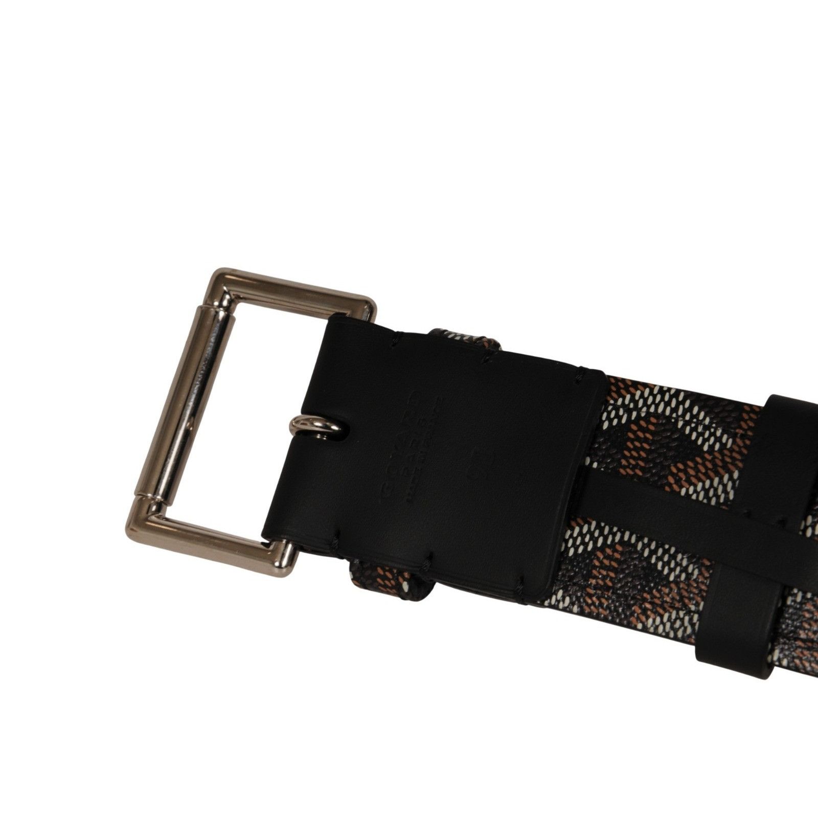 Goyard Florida II Belt 90 29 30 31 Black Brown Goyardine Canvas Size ONE SIZE - 20 Thumbnail