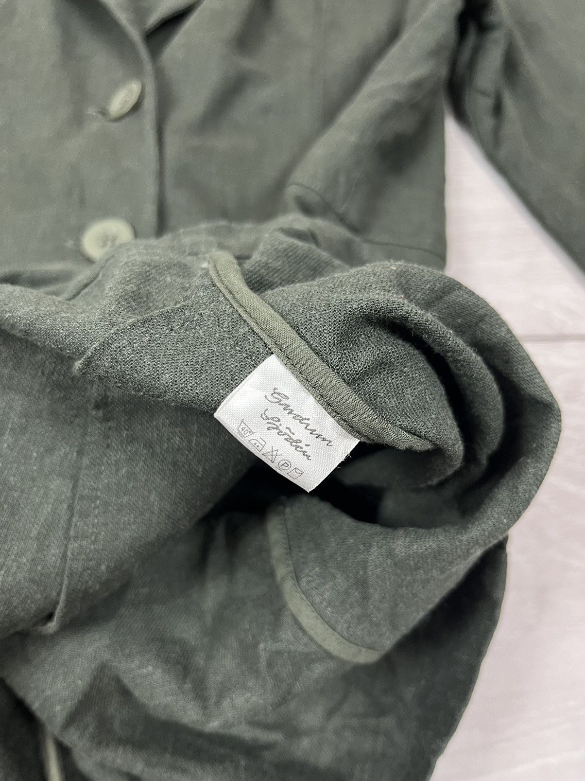 Gudrun Sjoden Gudrun Sjoden Avante Garde Linen Viscose Green Jacket Size L / US 10 / IT 46 - 8 Thumbnail