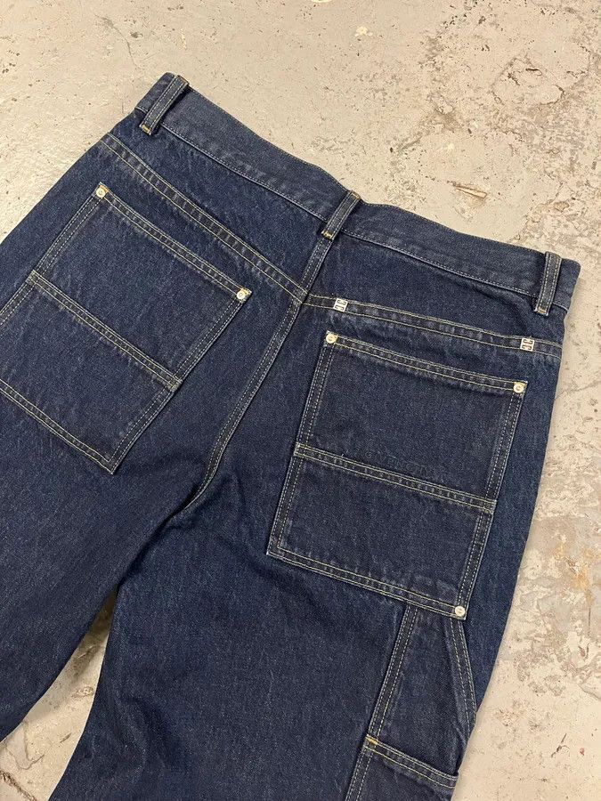 Givenchy SS2024 Givenchy 4G Cargo Denim Brut Carpenter Jeans Size US 32 / EU 48 - 8 Thumbnail