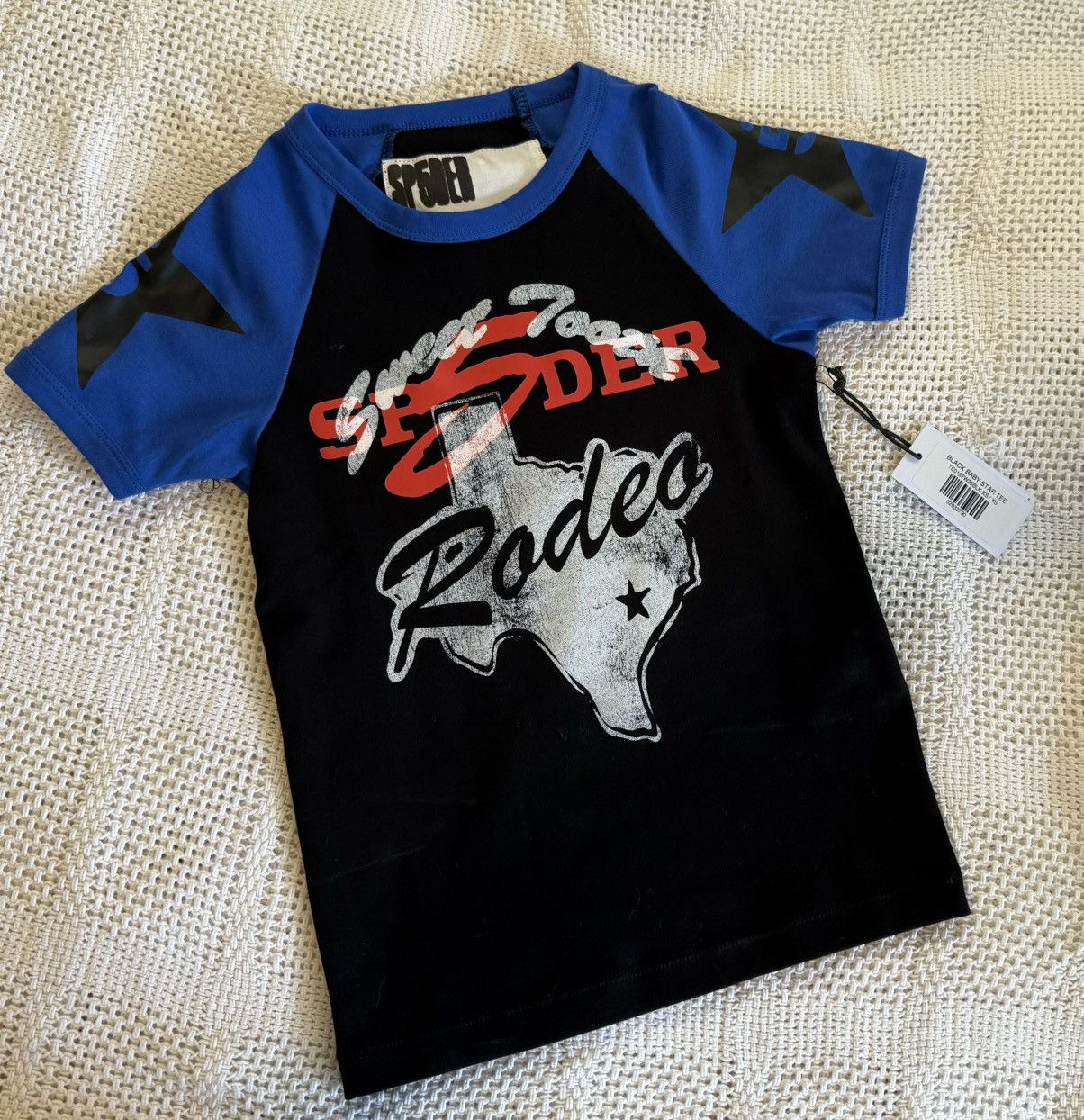 Sp5der Sp5der Sweet Tooth Rodeo baby tee | Grailed