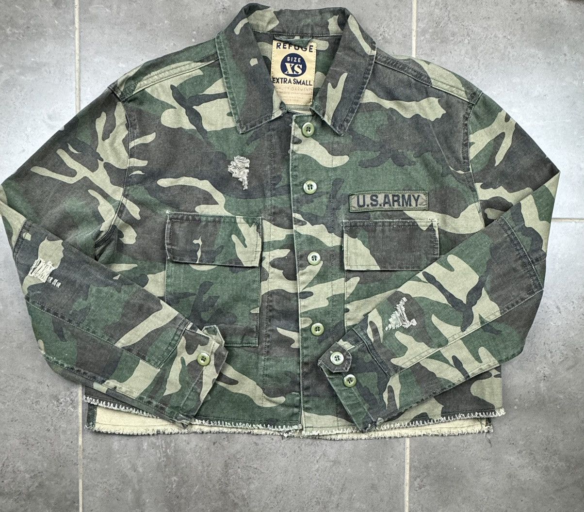 Vintage Refuge. XS size women’s military jumper (jacket) Size XS / US 0-2 / IT 36-38 - 6 Thumbnail