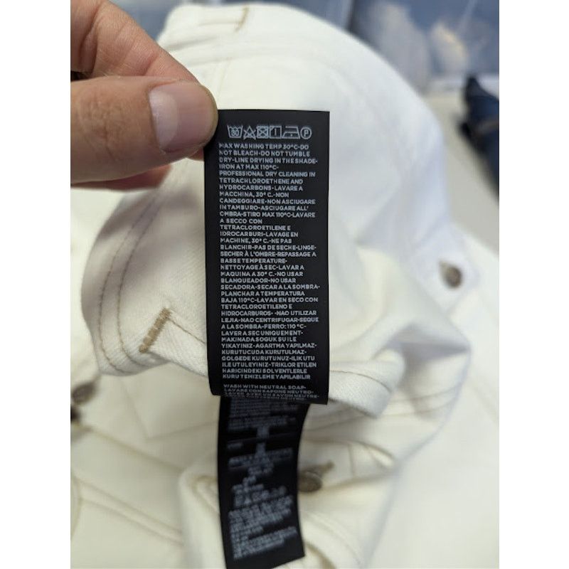 Tom Ford o1rshd1 Iconic Denim Jacket in Off-White Size US XL / EU 56 / 4 - 20 Thumbnail