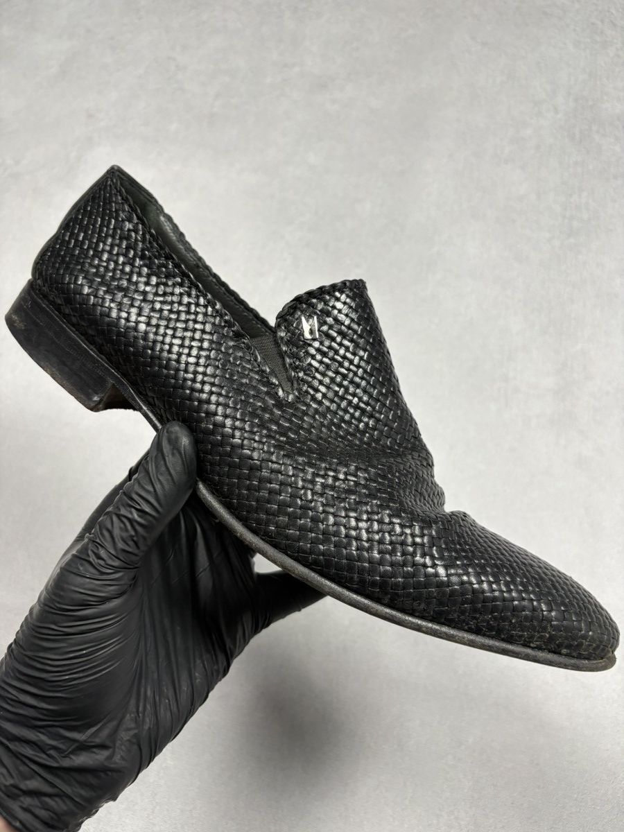 Moreschi Russell & Bromley x Moreschi Woven Leather Slip-On Shoes 42 Size US 9 / EU 42 - 9 Thumbnail