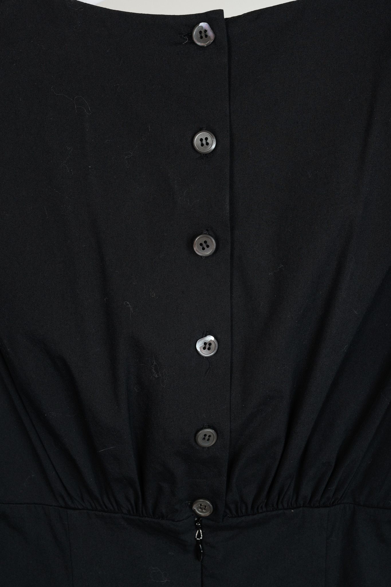Prada Prada 2010 Cotton Poplin Sleeveless Fitted Empire Dress Size M / US 6-8 / IT 42-44 - 7 Thumbnail