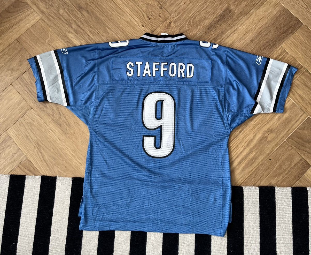 Reebok Matthew Stafford Detroit Lions 2009 Reebok Home Jersey Size US M / EU 48-50 / 2 - 8 Thumbnail
