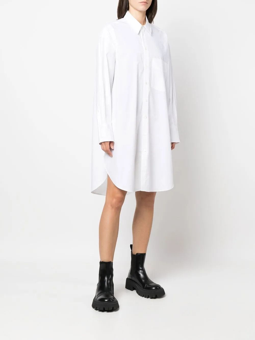 Palm Angels o1y1125 Midi Dress in White Size S / US 4 / IT 40 - 4 Thumbnail