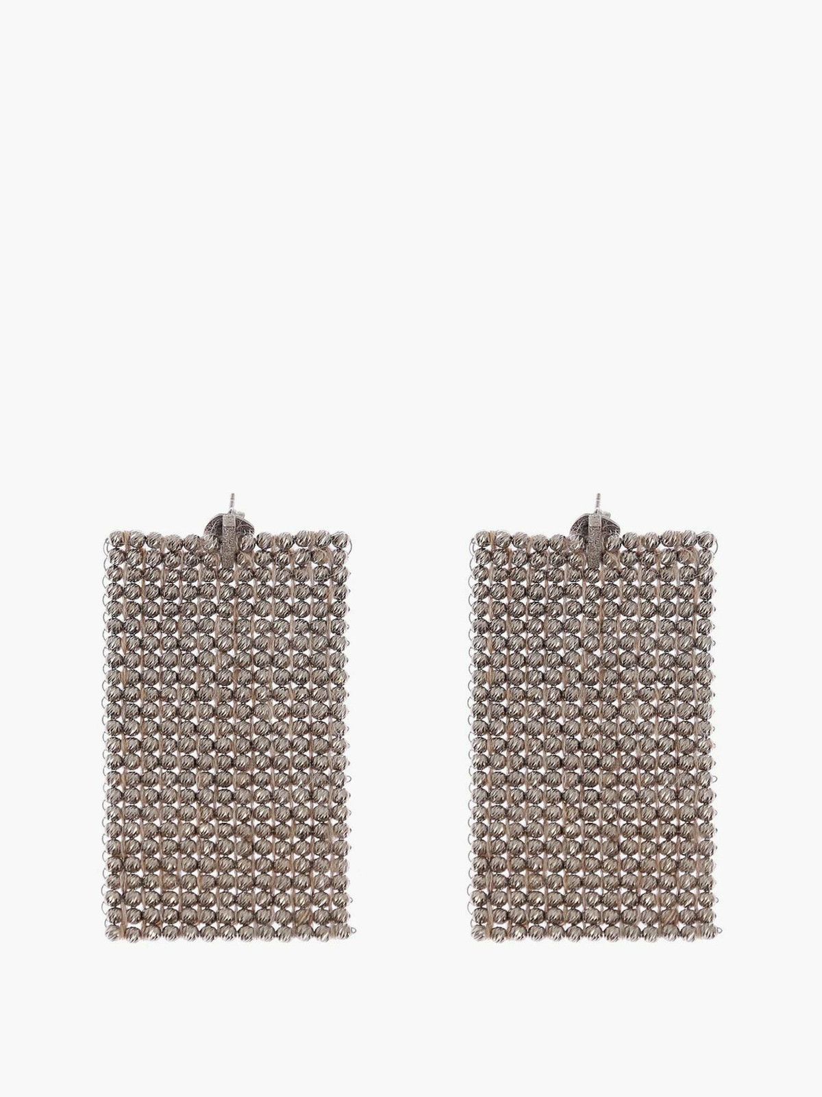 Brunello Cucinelli o1y0725 Size : OS / Earrings in Gray Size ONE SIZE - 1 Thumbnail