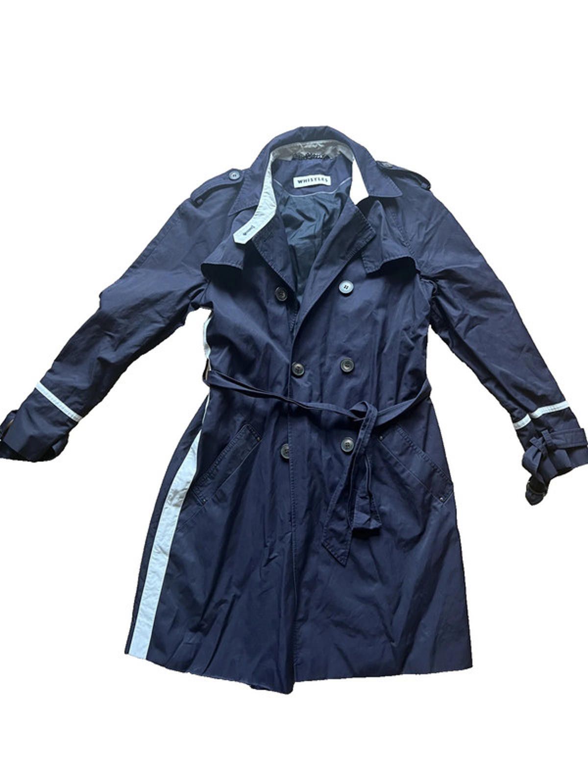 Whistles Whistles Navy contrast trim trench coat uk 8 Size S / US 4 / IT 40 - 1 Thumbnail