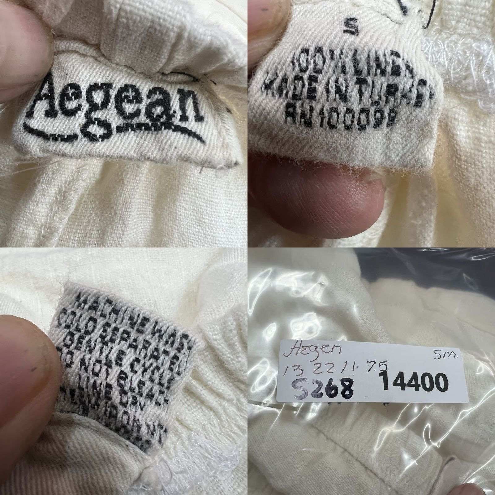 Vintage VINTAGE Aegean Linen Pants Womens Size S White 26X22 Embroidered Capri High Rise Straight Leg Pockets Beach Theme Size 28" / US 6 / IT 42 - 8 Thumbnail