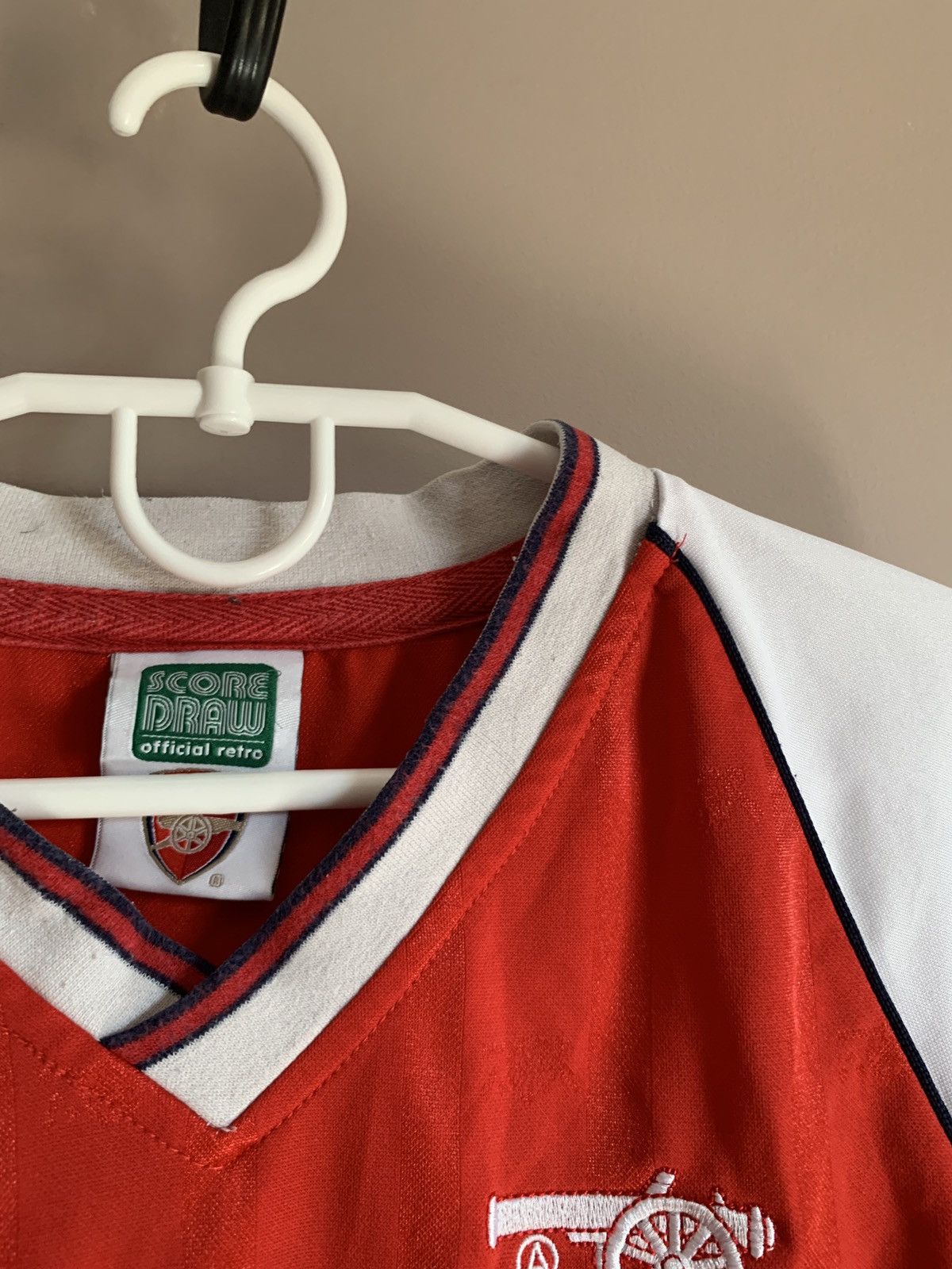 Vintage Arsenal London Home Football Shirt Retro Score Draw Soccer M Size US M / EU 48-50 / 2 - 11 Thumbnail