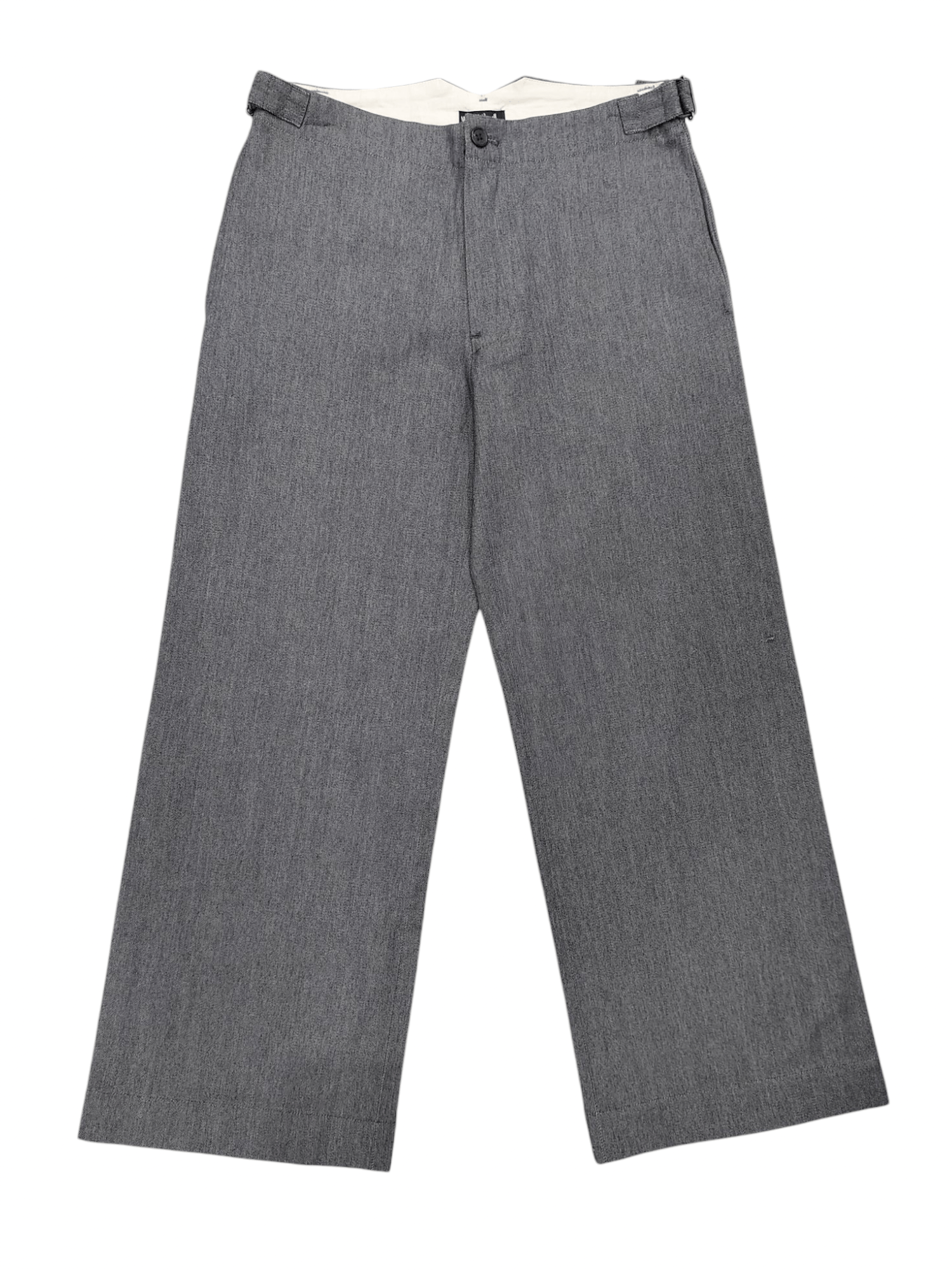 Margaret Howell 90s Margaret Howell- Tailoring Side Strap Wool Trousers Size 28" / US 6 / IT 42 - 1 Thumbnail