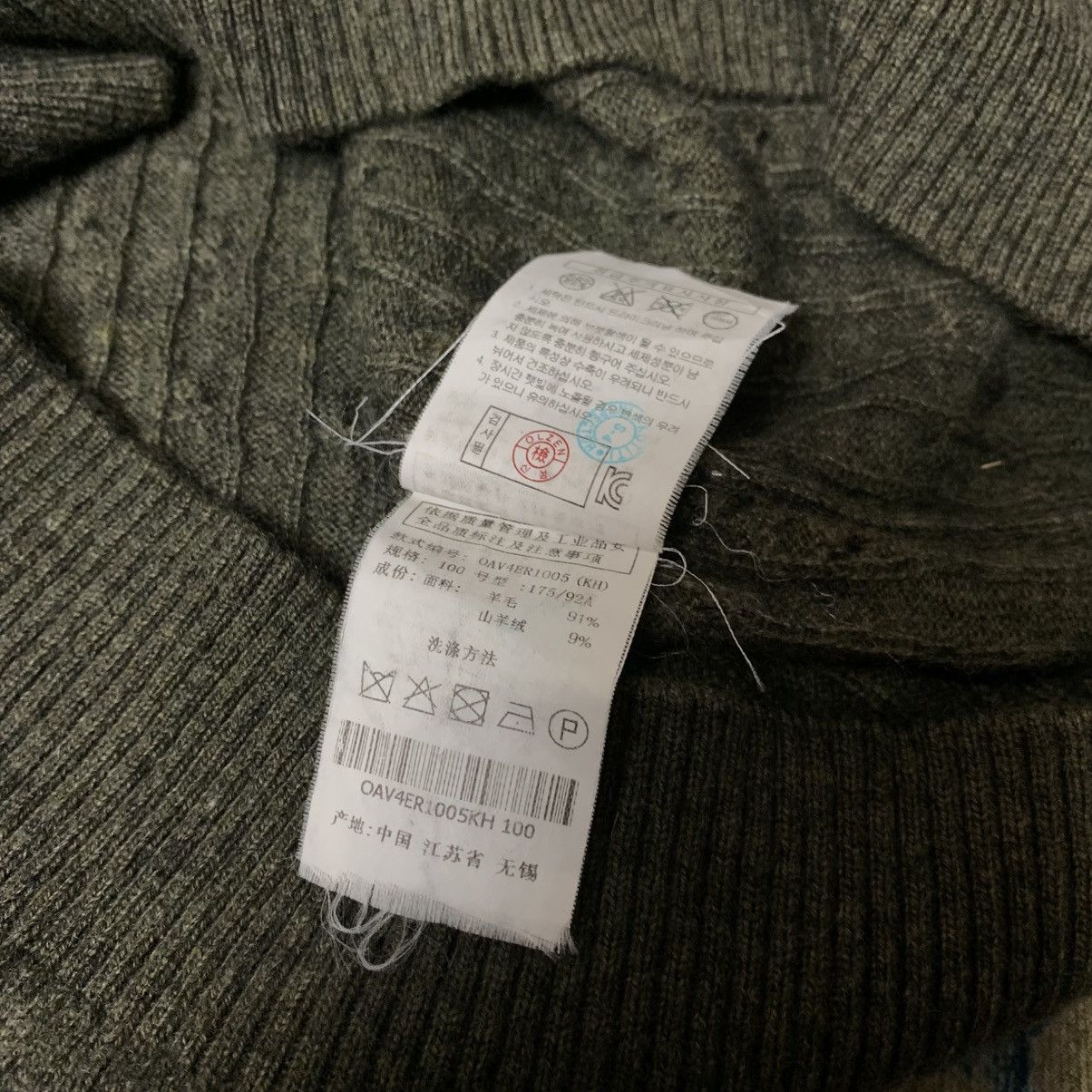Japanese Brand crazy Distressed Cashmere Blend Cable Knit Size US L / EU 52-54 / 3 - 8 Thumbnail