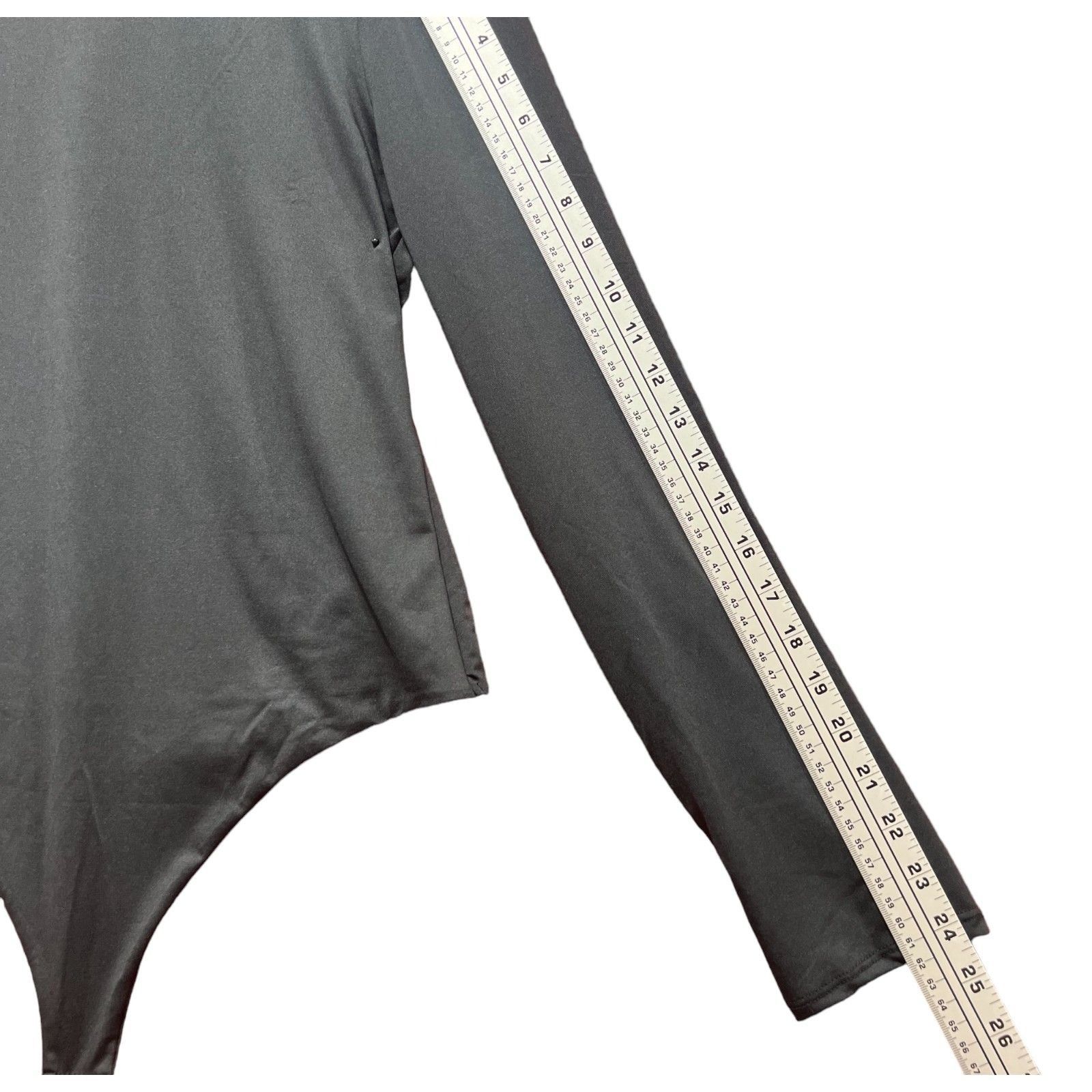 rue21 Rue 21 - Women's Turtleneck Long Sleeve Bodysuit - Black - E Size ONE SIZE - 7 Thumbnail