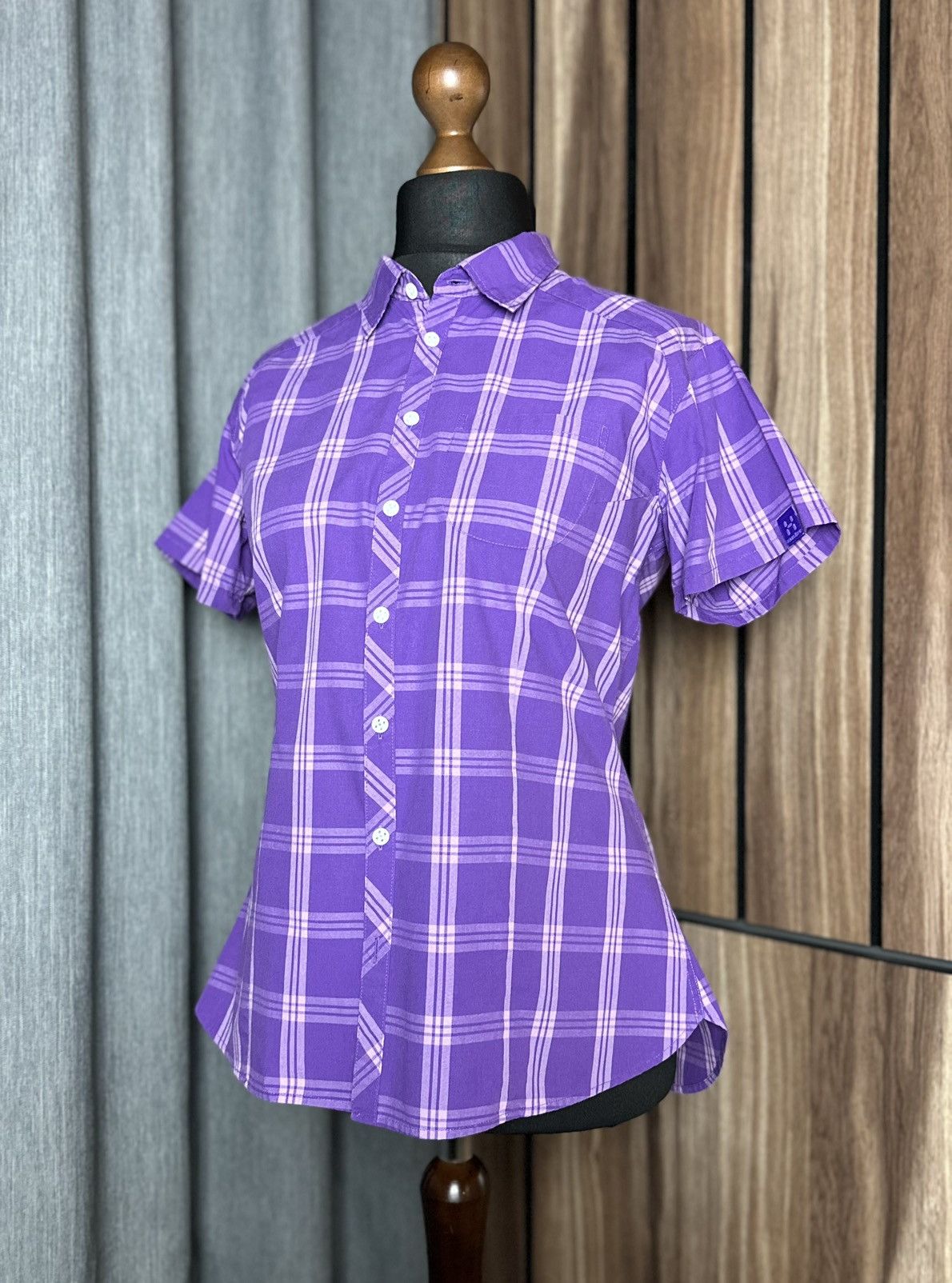 Haglofs Haglofs Purple Logo Shirt Blouse Women's Size L Size L / US 10 / IT 46 - 2 Thumbnail