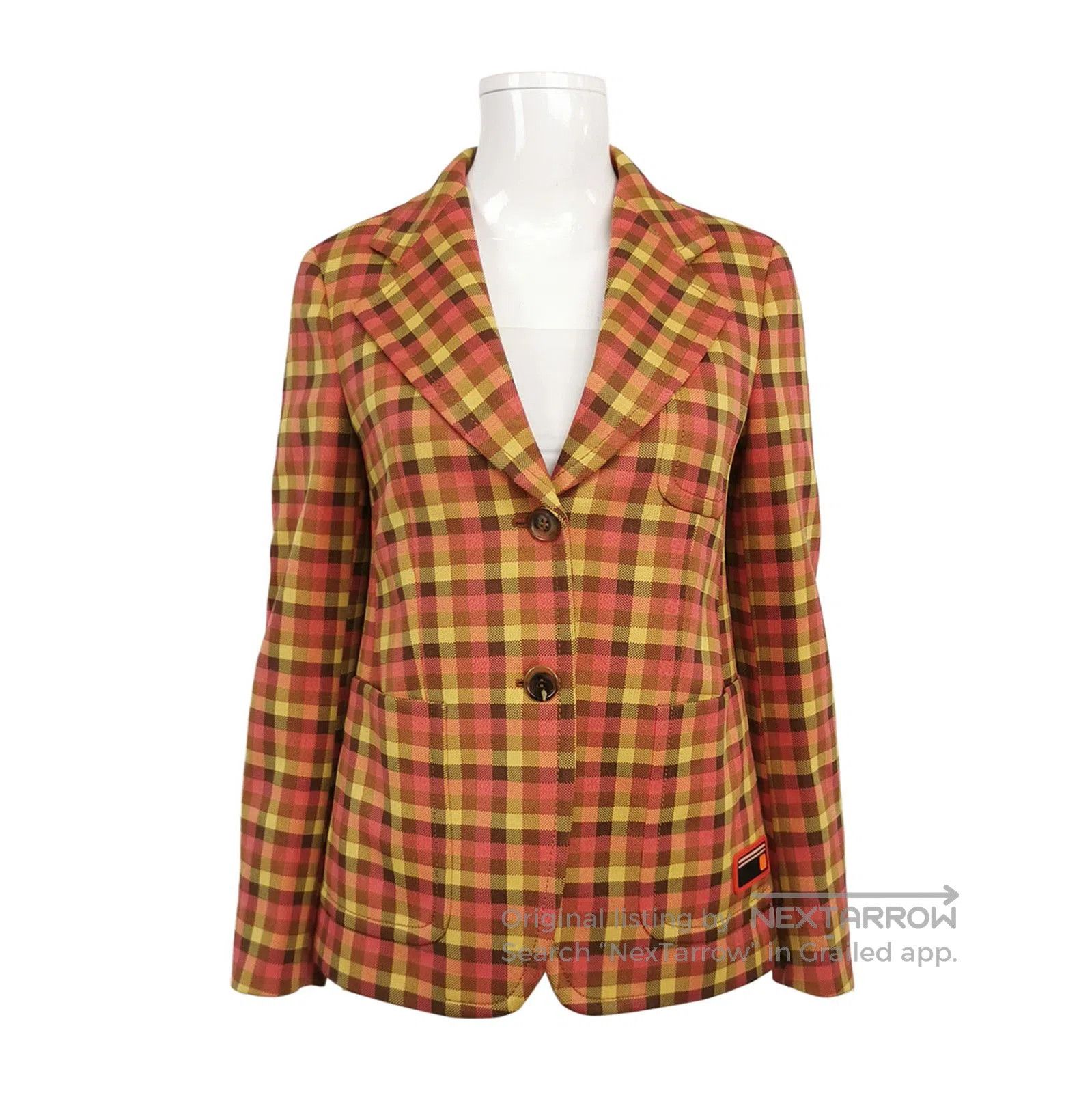 Prada Prada Color Block Plaid Single. Size M / US 6-8 / IT 42-44 - 1 Thumbnail