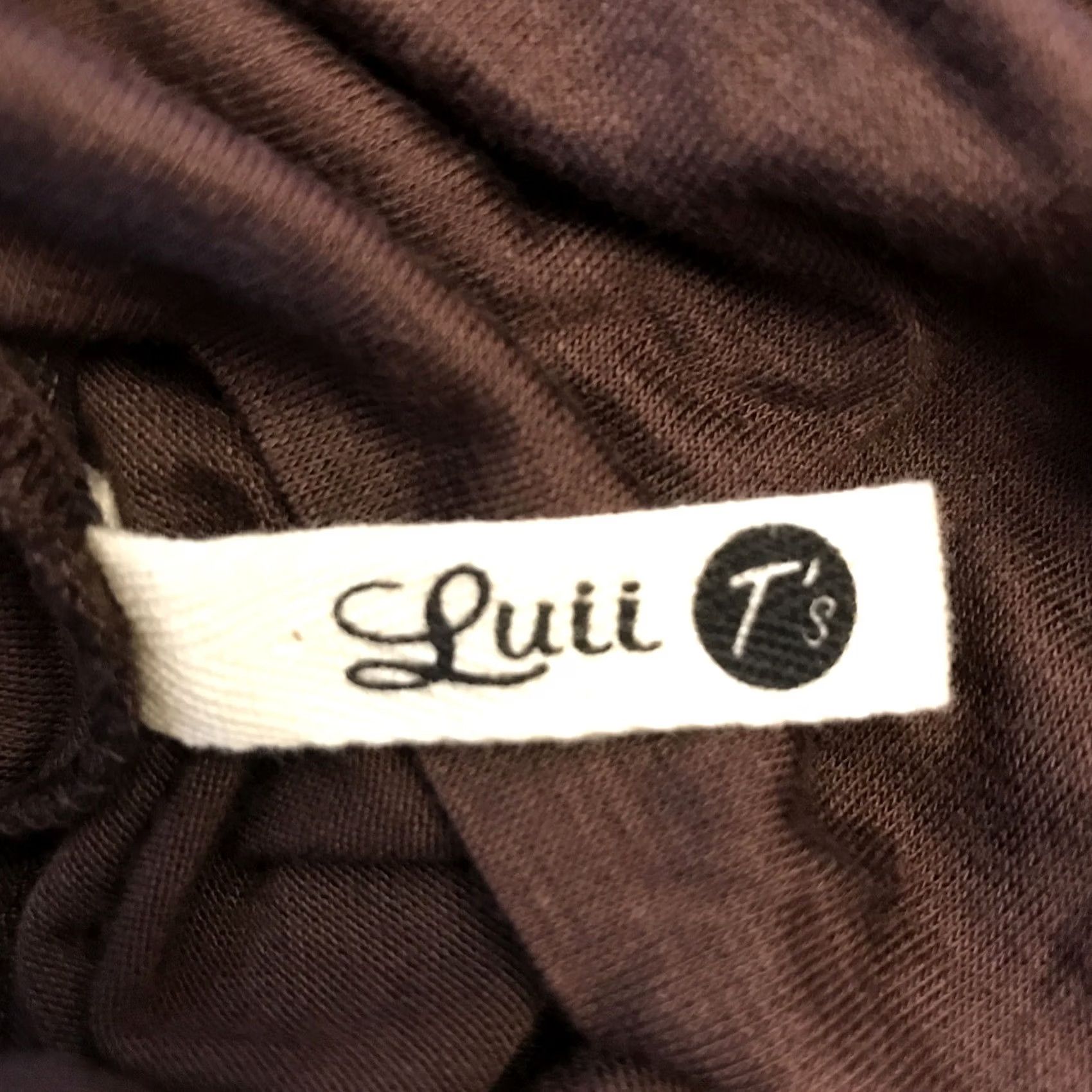 B Sides Luii Top Womens Brown NWT TWomen Med turtleneck rouched sides layer NEW Size M / US 6-8 / IT 42-44 - 4 Thumbnail