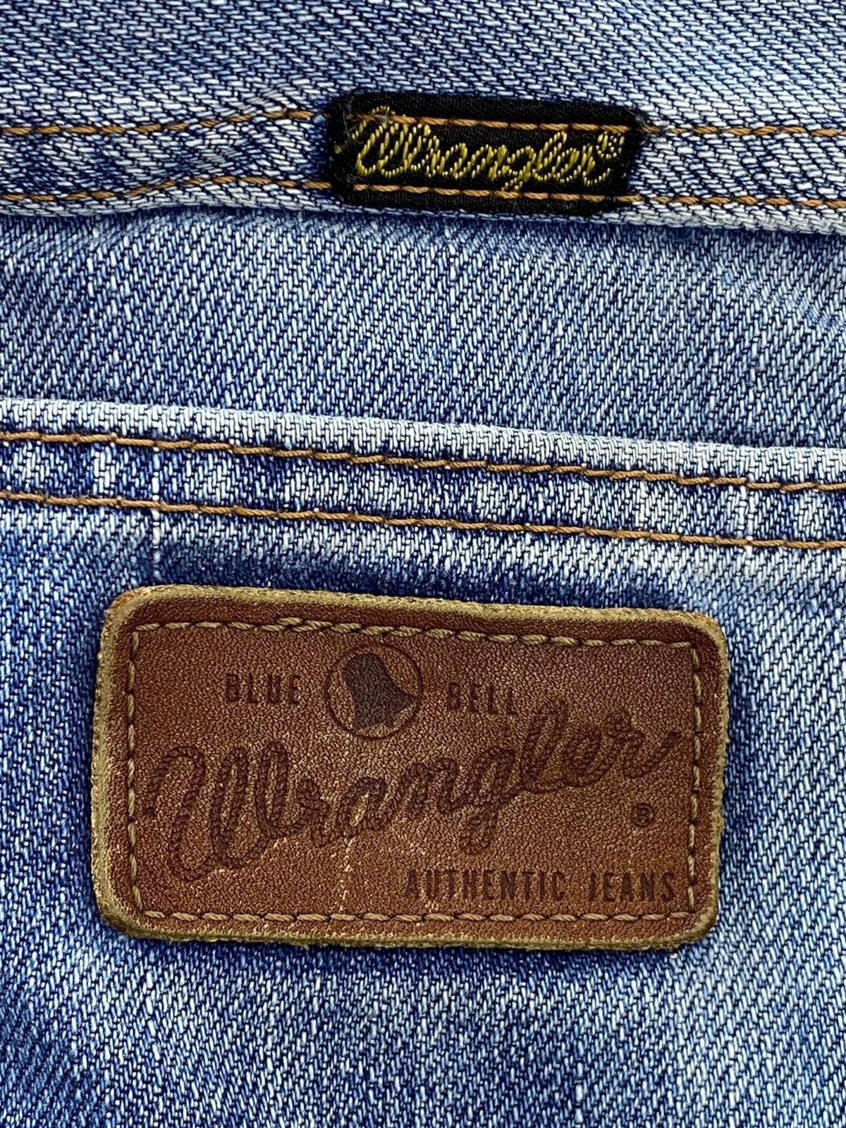Wrangler Wrangler Light Wash Style Straight Leg Jeans Size US 30 / EU 46 - 11 Thumbnail