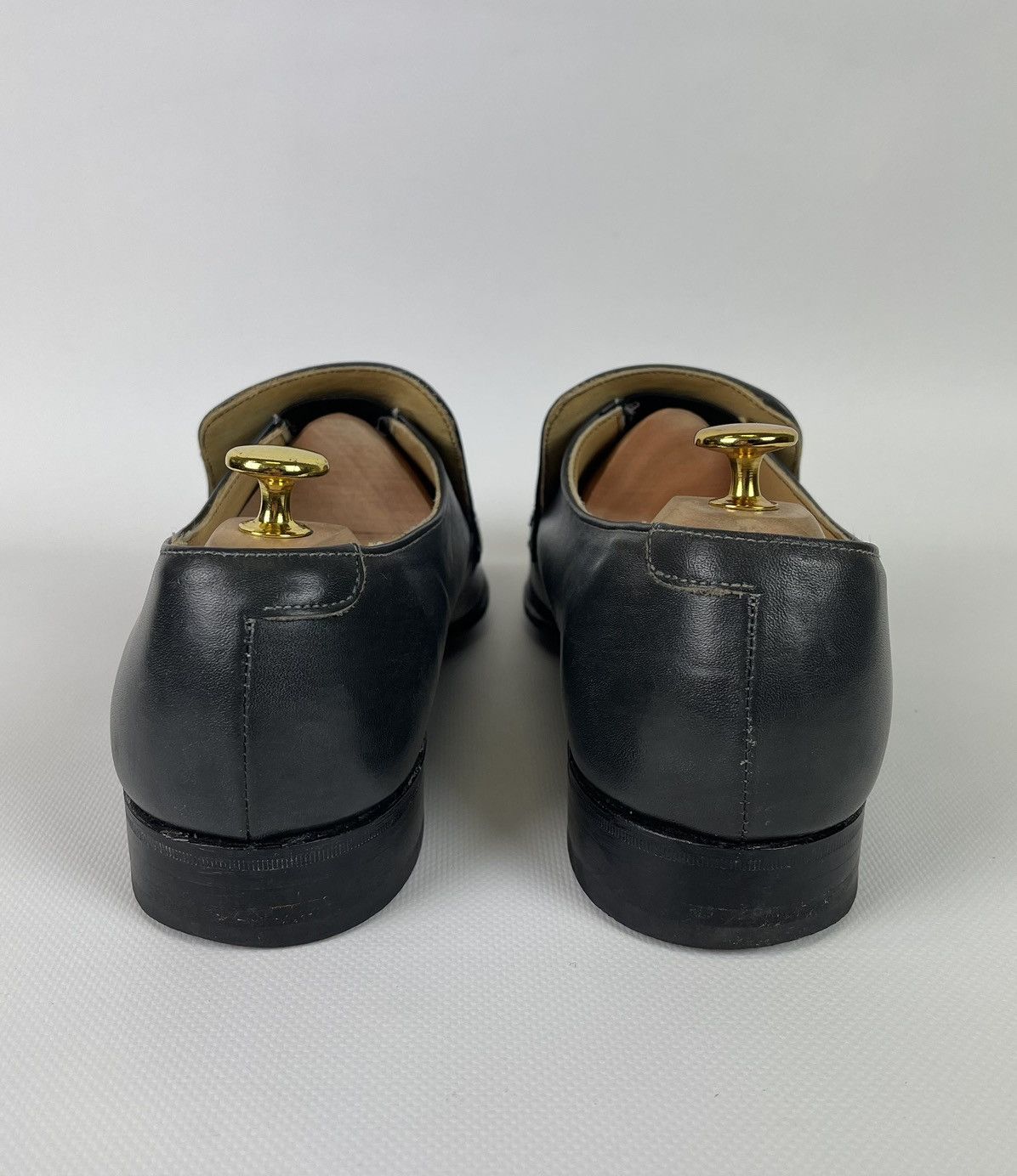Loake Loake England Slip On Loafers Casual Leather Shoes Grey Size US 9.5 / EU 42-43 - 5 Thumbnail