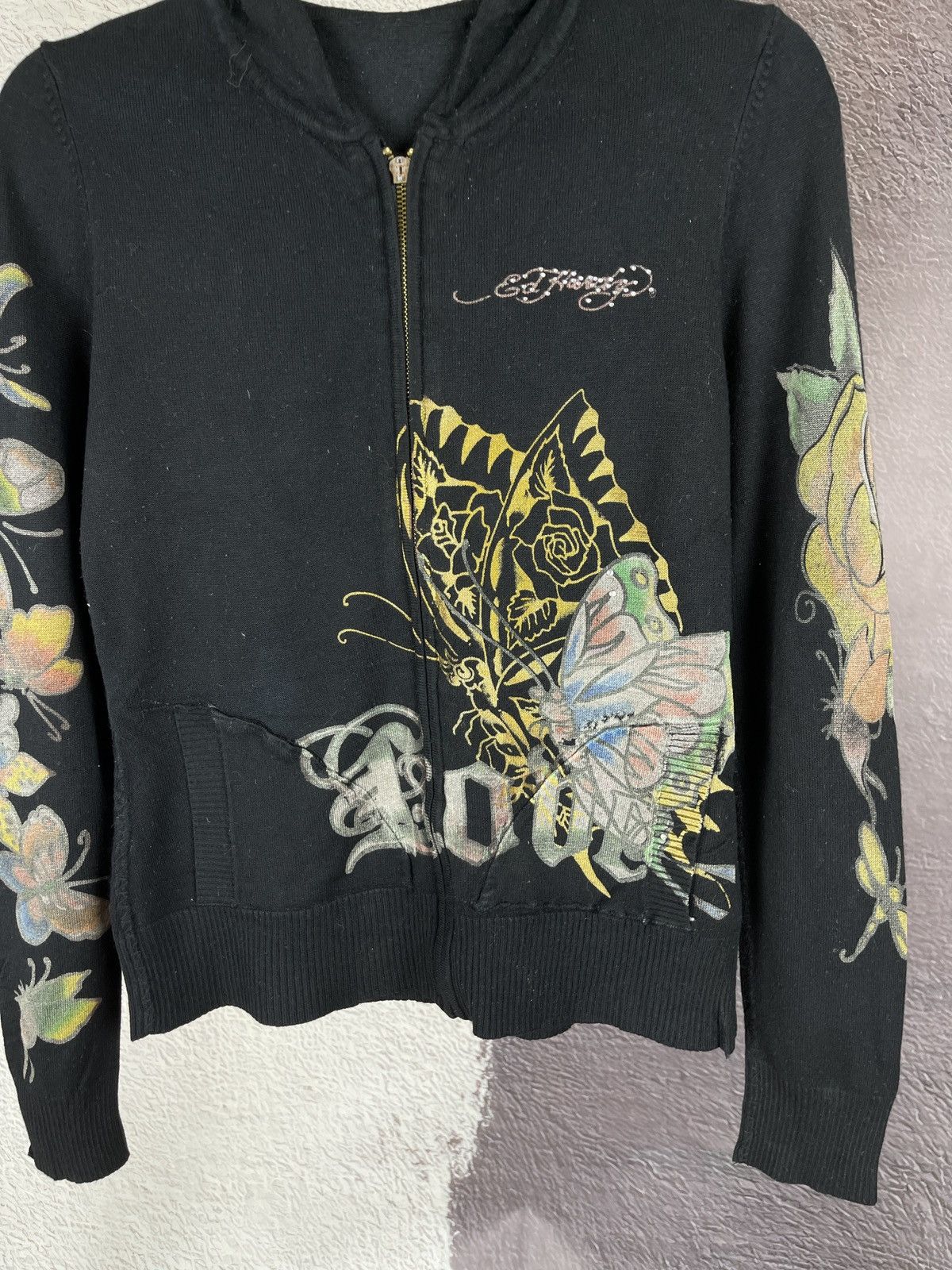 Christian Audigier Ed Hardy by Christian Audigier Butterfly print hoodie Size S / US 4 / IT 40 - 6 Thumbnail