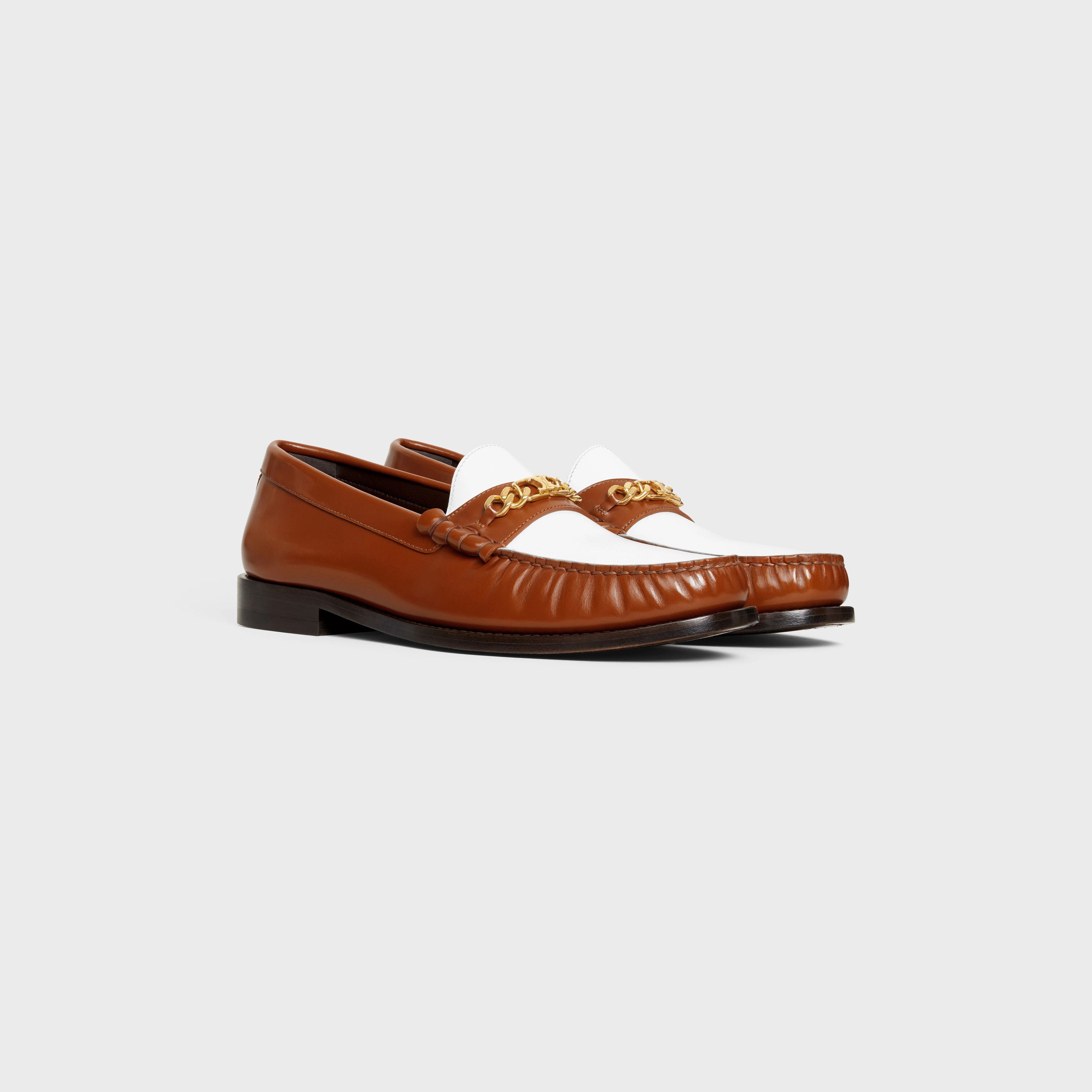 Celine o1bcso1str0925 357783602C Loafers in Tan/White Size US 6 / IT 36 - 2 Thumbnail