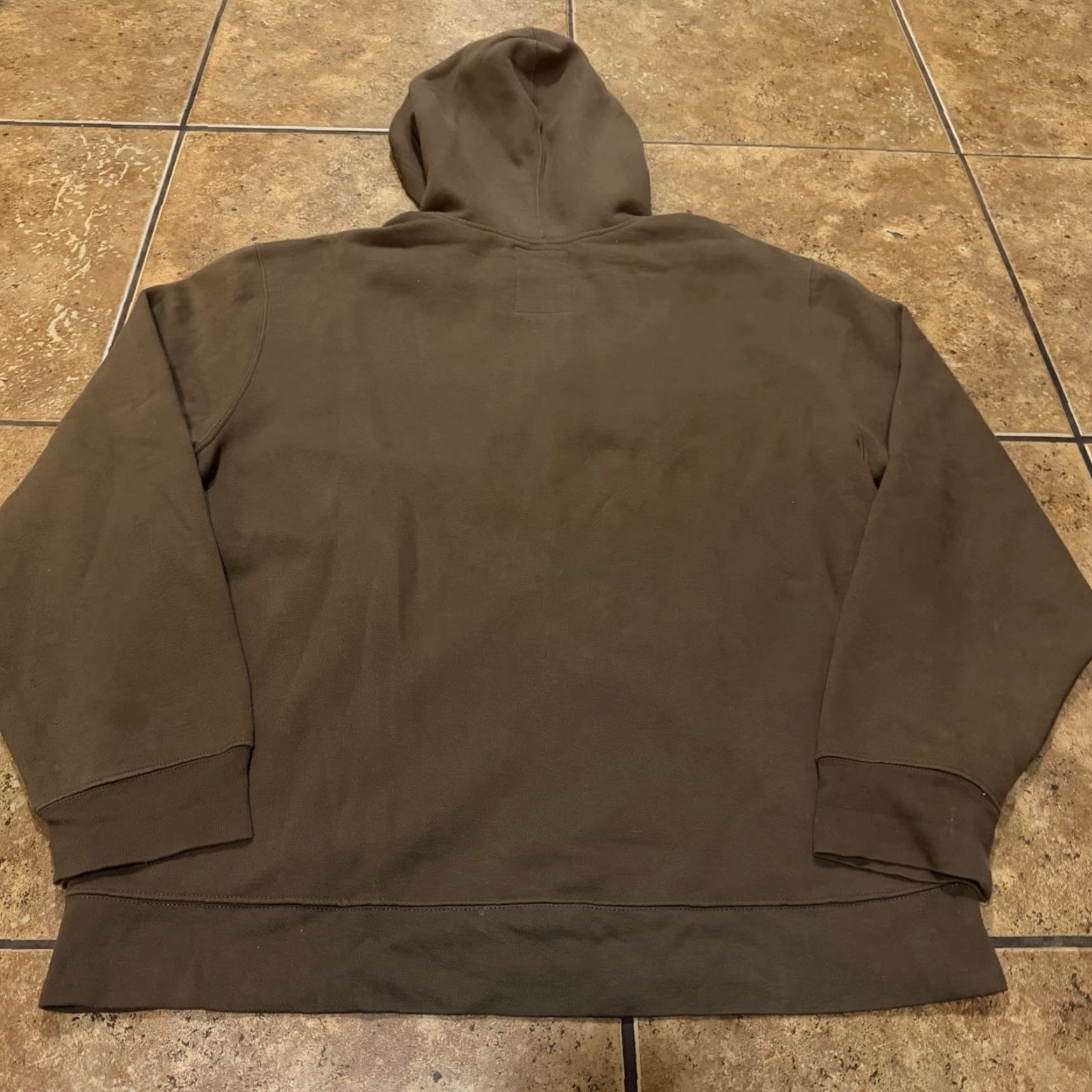 Aeropostale VINTAGE Aeropostale Full Zip Hoodie Sweatshirt Mens XL Brown Y2K Embroidered Hooded Lined Pockets Vintage Looking Applique Reg Fit Size US XL / EU 56 / 4 - 4 Thumbnail