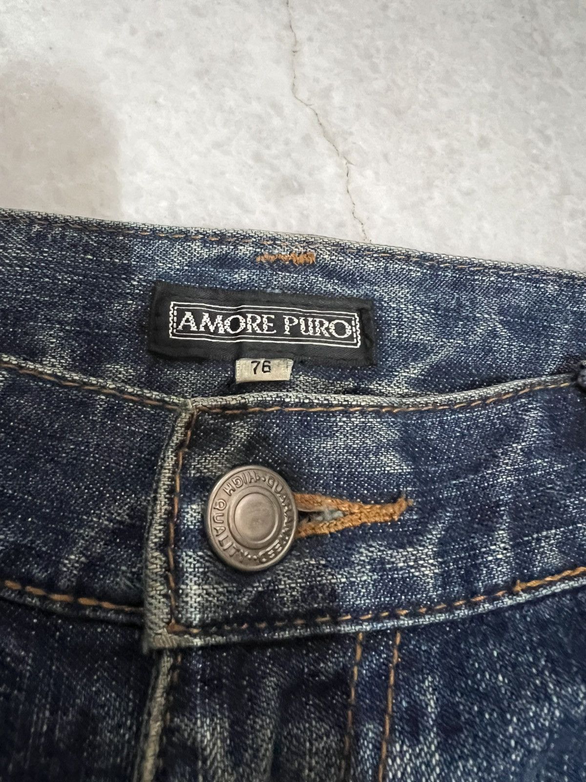 Hysteric Glamour × If Six Was Nine × Japanese Brand 🌈Double Waist 90’s style Amore Puro Faded Washed Jean Size US 30 / EU 46 - 8 Thumbnail