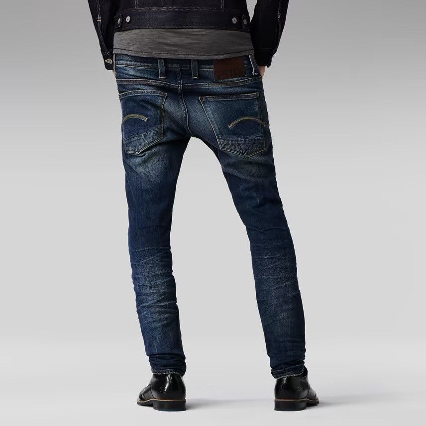 G-Star G-Star Raw Mens Blue Defend Super Slim Denim Jeans RRP €150 Size US 30 / EU 46 - 2 Thumbnail