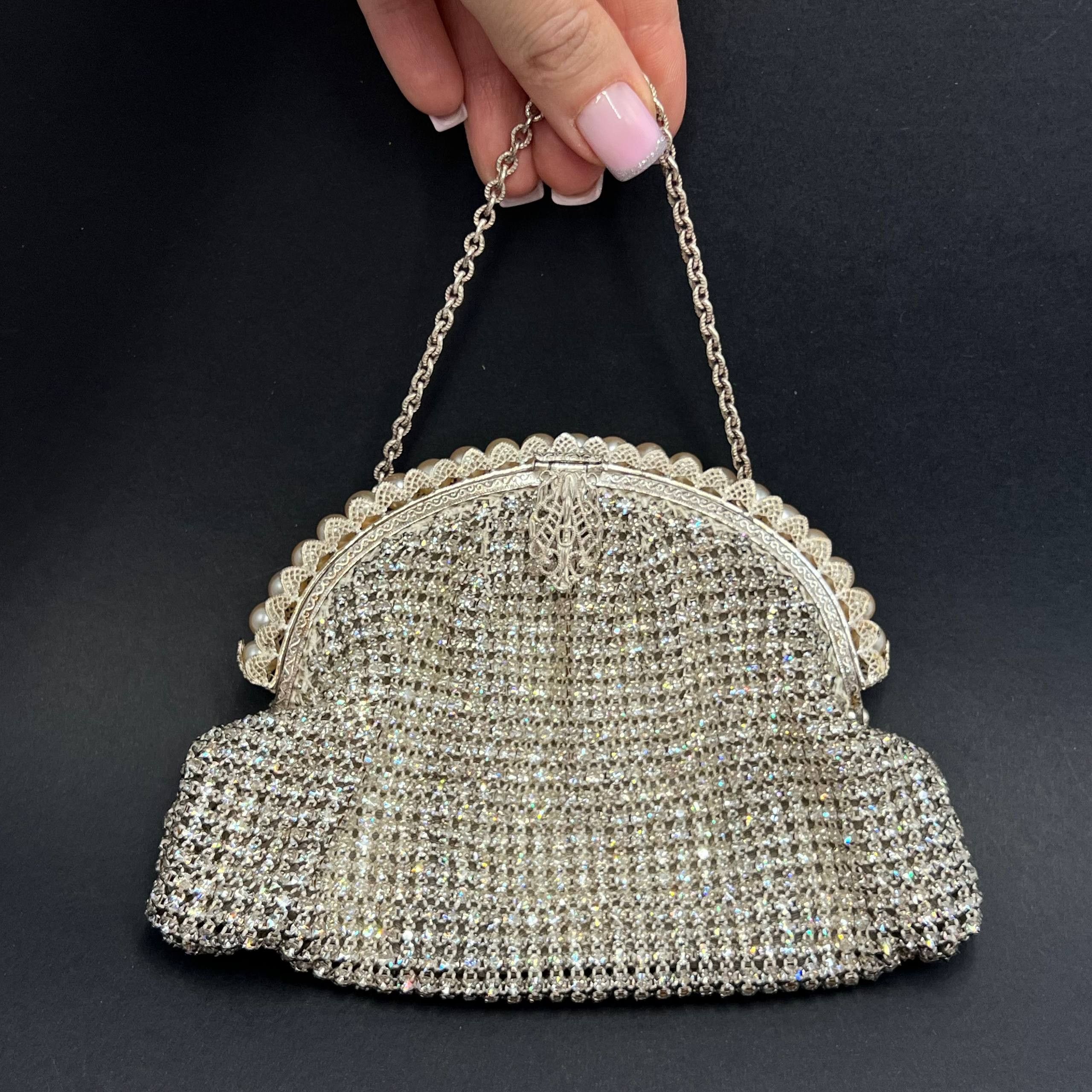Vintage Vintage Jablonex Rhinestone Evening Bag 1960s Size ONE SIZE - 3 Thumbnail