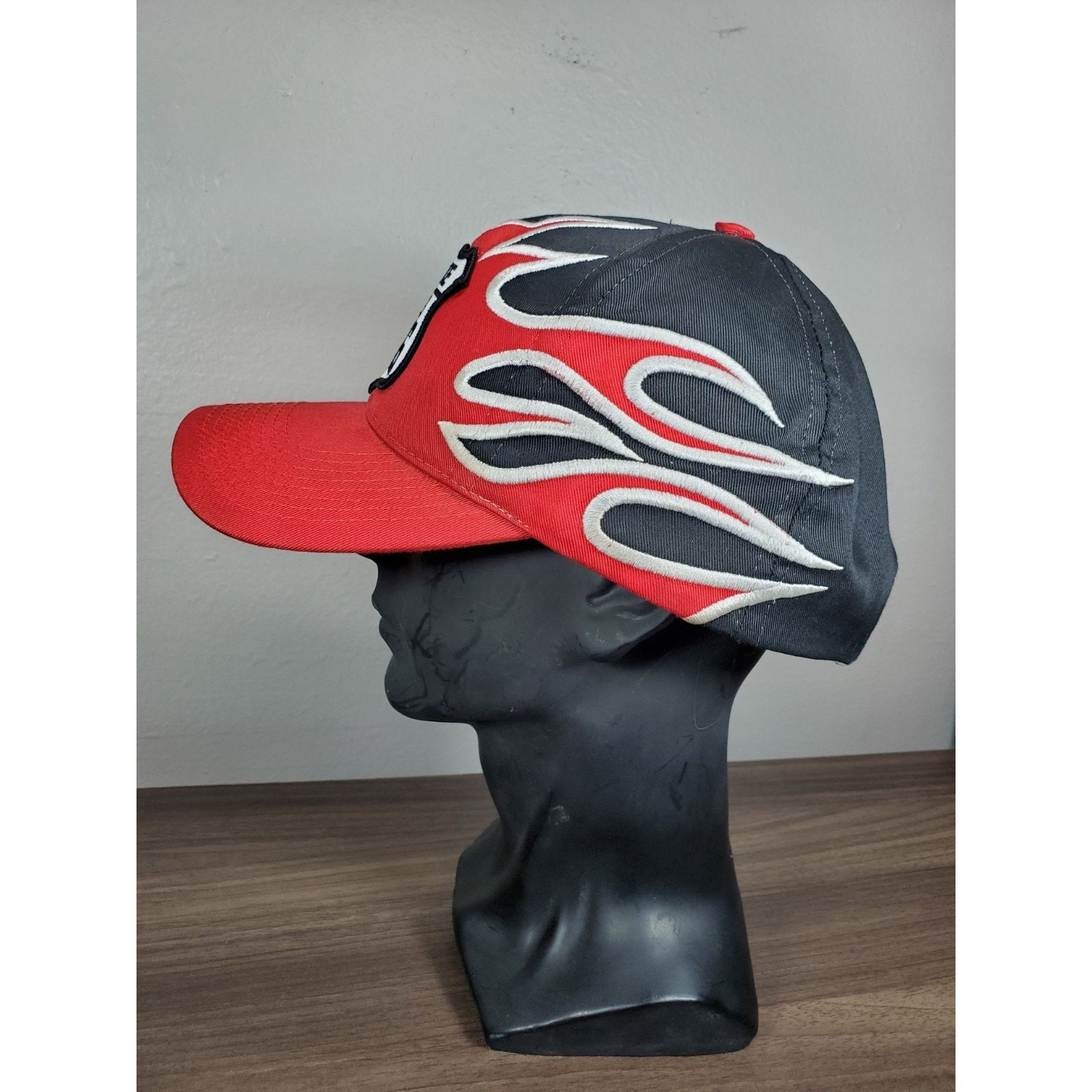 Vintage Vintage Route 66 Flame Hat Adjustable Snapback Cap Fire Size ONE SIZE - 5 Thumbnail