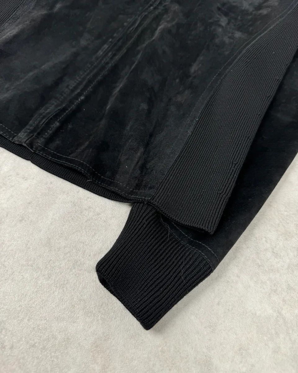 Gucci AW2003 Gucci Wool & Suede Hybrid Black Leather Jacket by Tom Ford Size US M / EU 48-50 / 2 - 6 Thumbnail