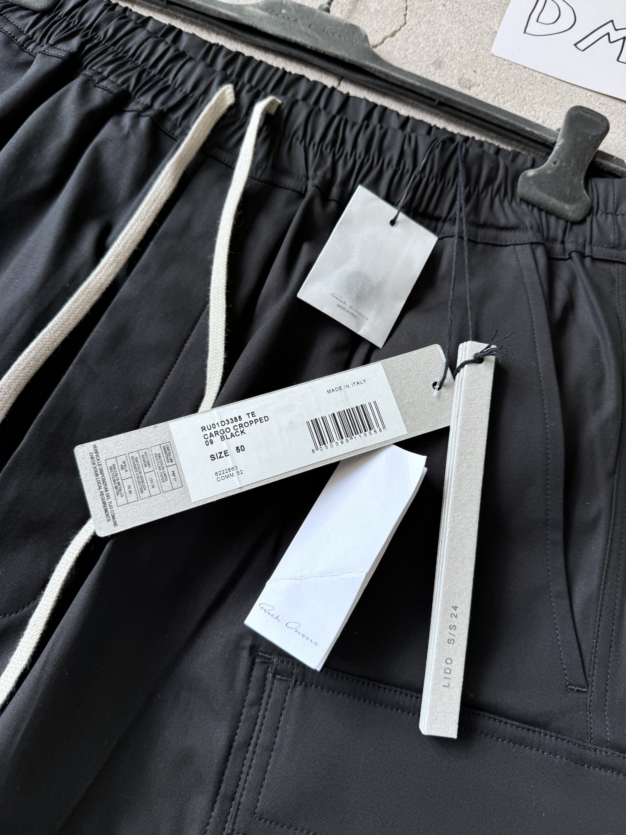 Rick Owens Rick Owens Cropped Cargo Patns - DMC Size US 32 / EU 48 - 4 Thumbnail