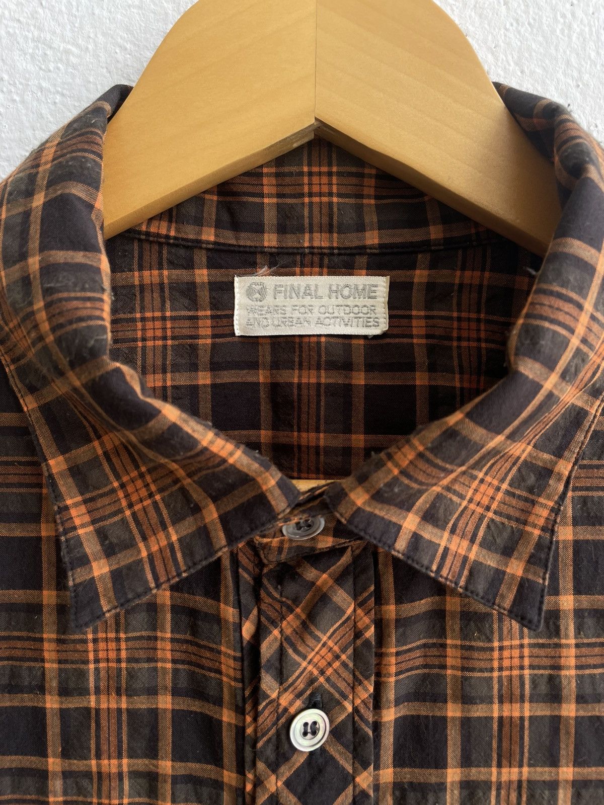 Final Home Vintage Final Home Plaid Button Up Longsleeve Shirts Size US S / EU 44-46 / 1 - 6 Thumbnail