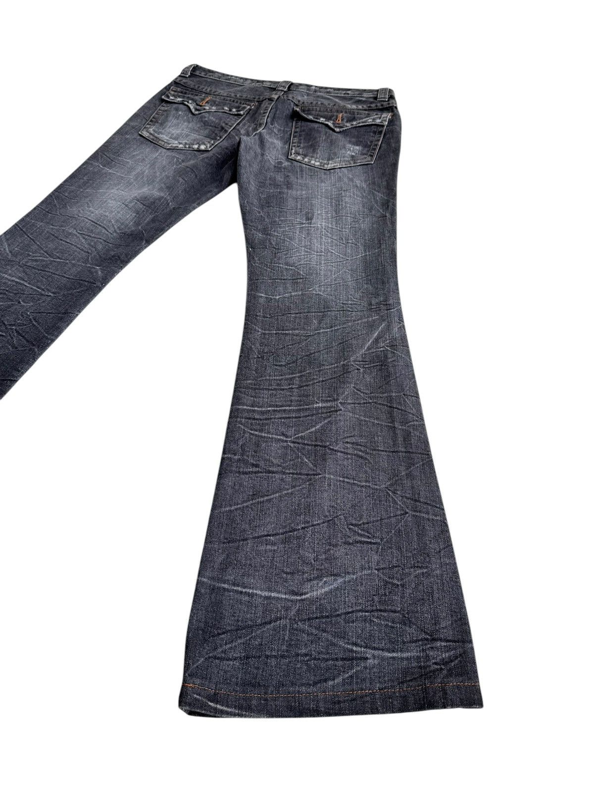 HyperDenim 🔥Achival Japanese Brand AGAT Distressed Flare Jeans Size US 32 / EU 48 - 9 Thumbnail