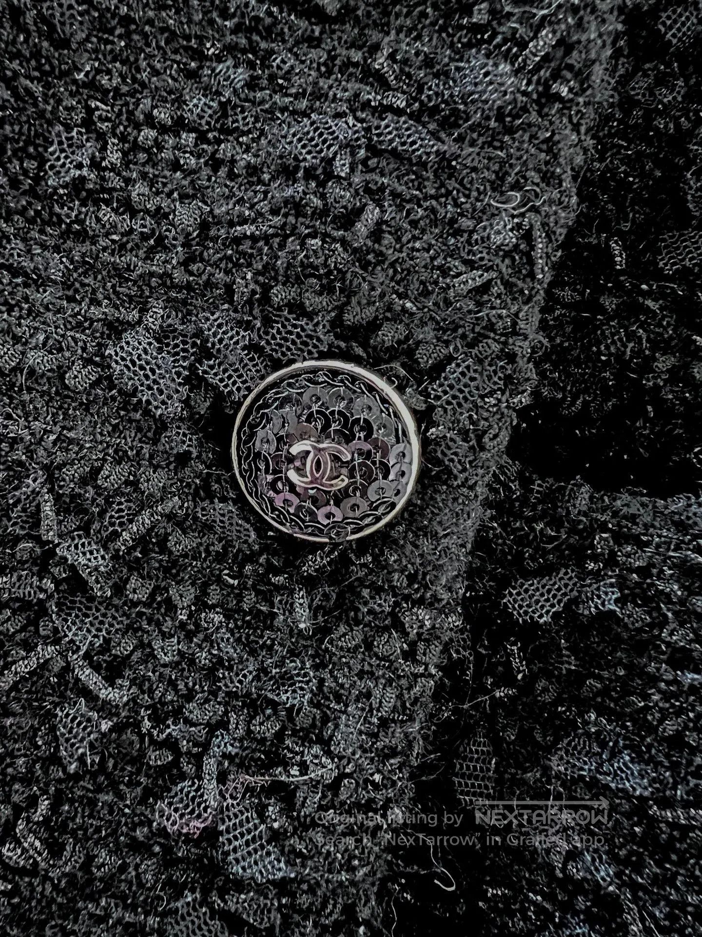 Chanel Chanel Sequin Tweed Double-Breasted Skirt. Size US 34 / EU 50 - 4 Thumbnail