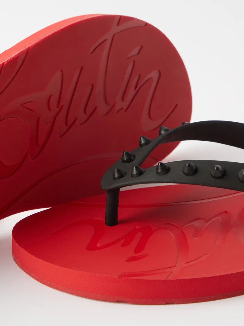 Christian Louboutin o1w1db10425 Sandals in Red Size US 11 / IT 41 - 5 Thumbnail