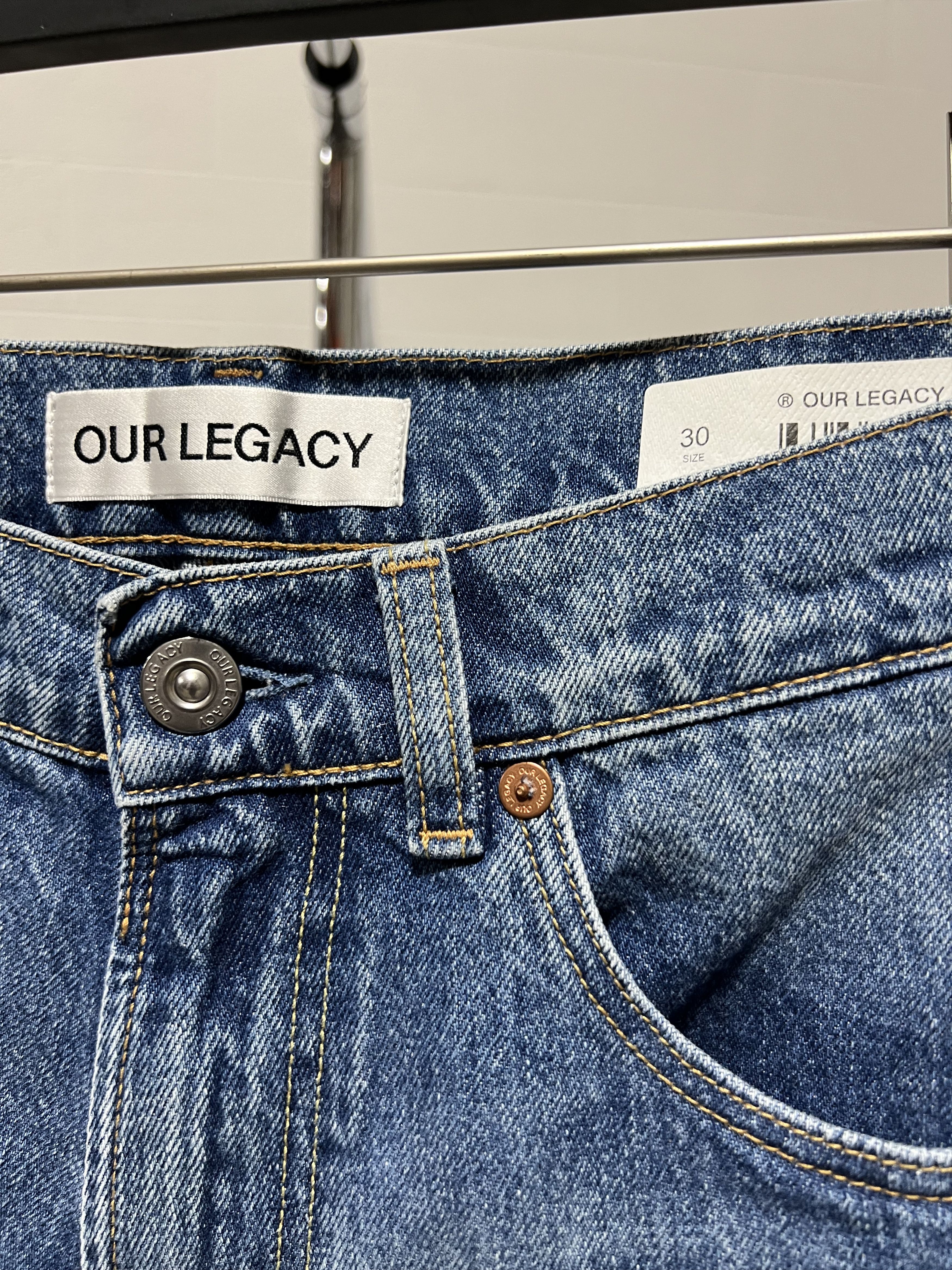 Our Legacy Our Legacy Third Cut Jeans 'Shelly Wash' Size US 30 / EU 46 - 2 Thumbnail