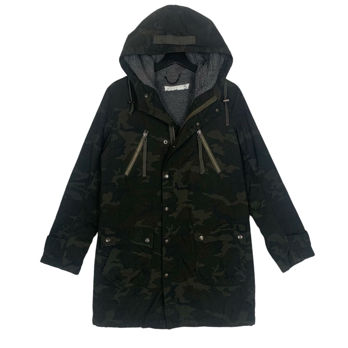 Japanese Brand The 5 Japanese Brand Streetwear Outdoor Camo Jacket Parka Size S / US 4 / IT 40 - 1 Thumbnail