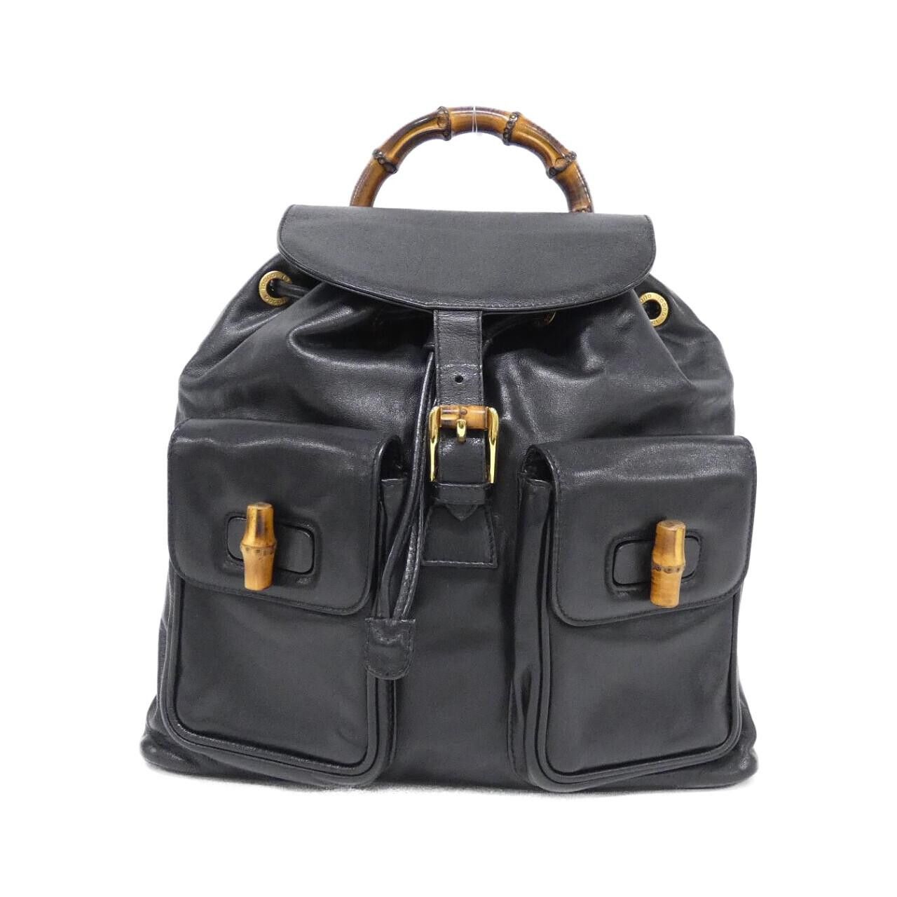 Gucci Gucci Gucci Leather Backpack Leather Backpack 0032058 DUTY FREE for USA Size ONE SIZE - 1 Thumbnail
