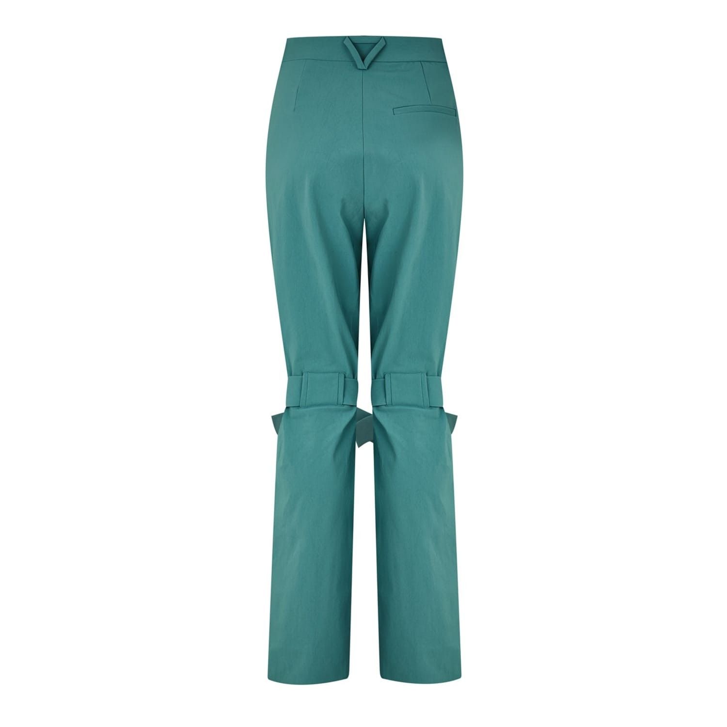 Bottega Veneta Bottega Veneta Bv Trousers in Green Size 36" / US 14 / IT 50 - 2 Thumbnail