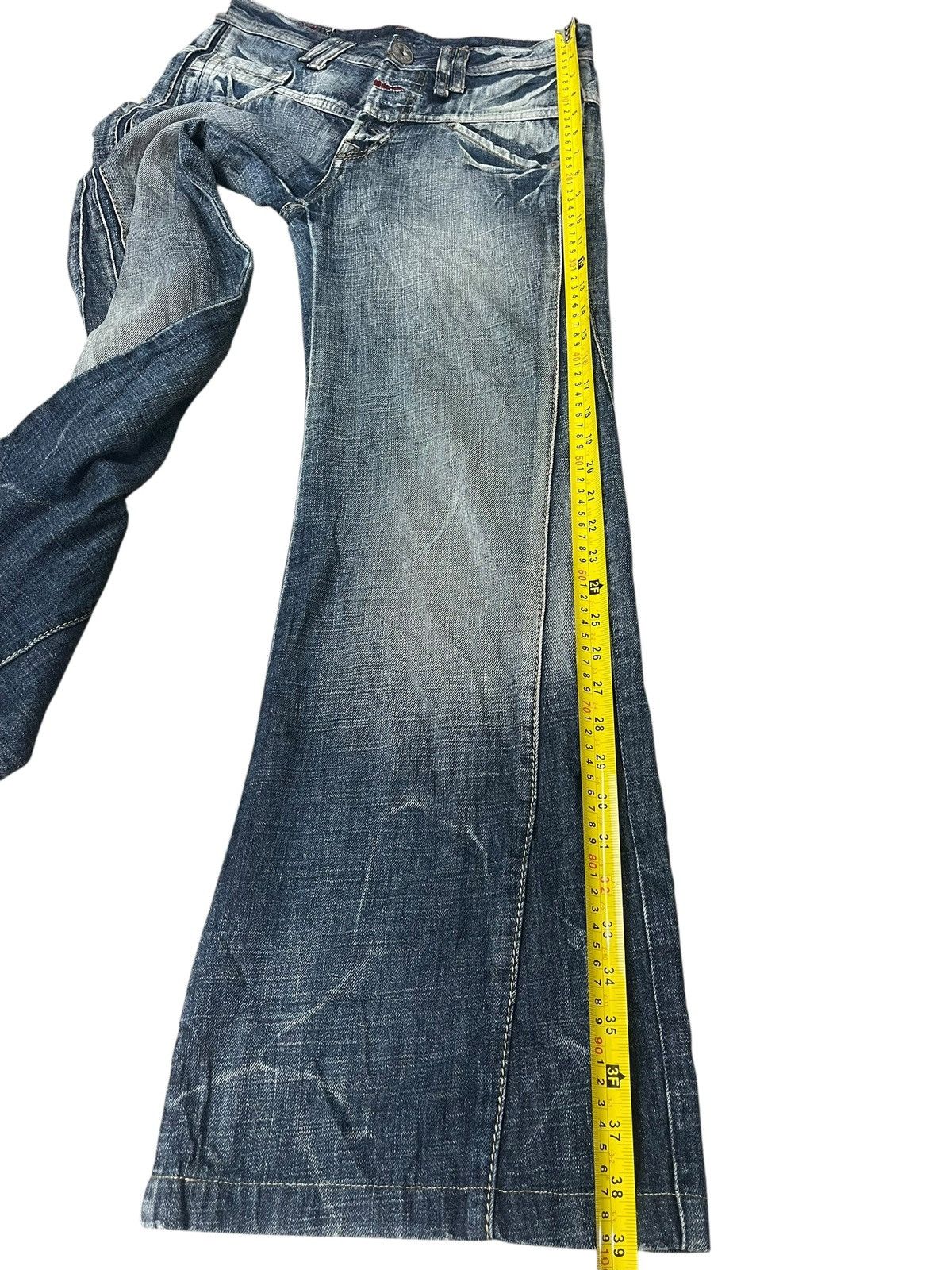 Marithe + Francois Girbaud Vintage Marithe+Francois Girbaud Flare Jeans Streetwear Size US 31 - 10 Thumbnail